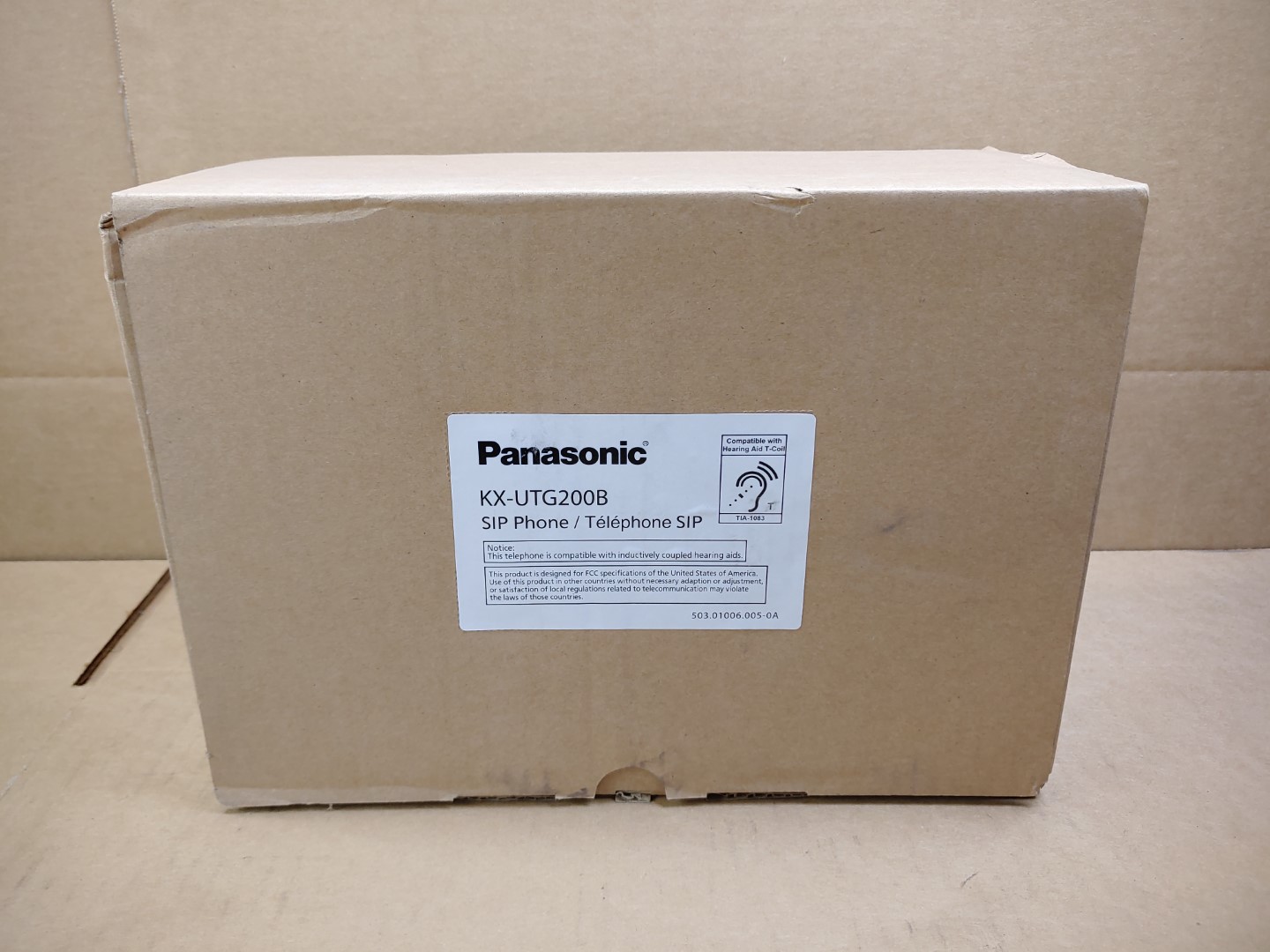 Panasonic KX-UTG200B 4-Line SIP VoIP PoE Phone Gigabit 3.5" LCD Color ✔✔✔