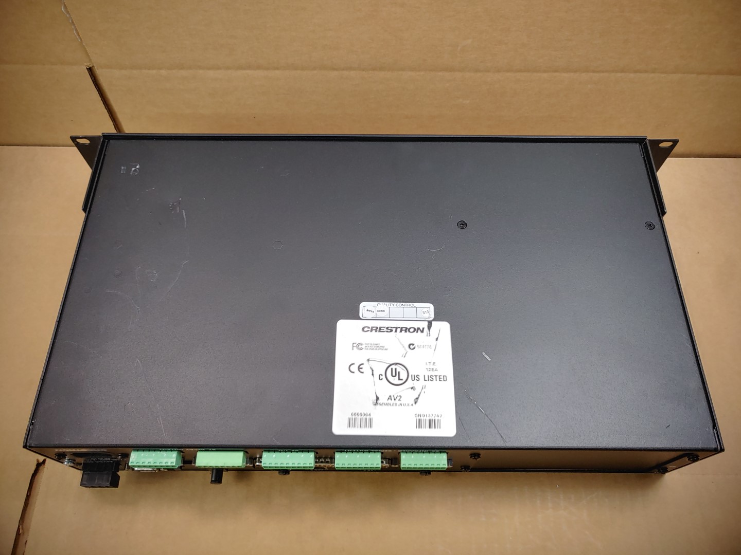 Crestron AV2 Audio Video Control Processor w/ C2ENET-2 & Rack-Ears ✔✔✔ - Image 10