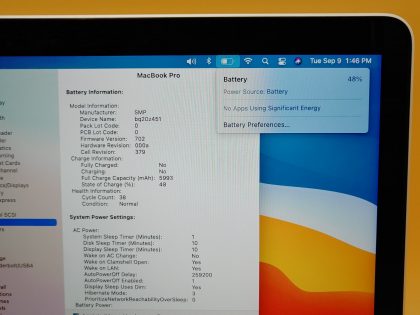 Apple MacBook Pro 13" Retina 2013 i5 2.4GHz✔8GB✔256GB✔ME864LL/A✔ *NO A/C* *READ* - Image 12