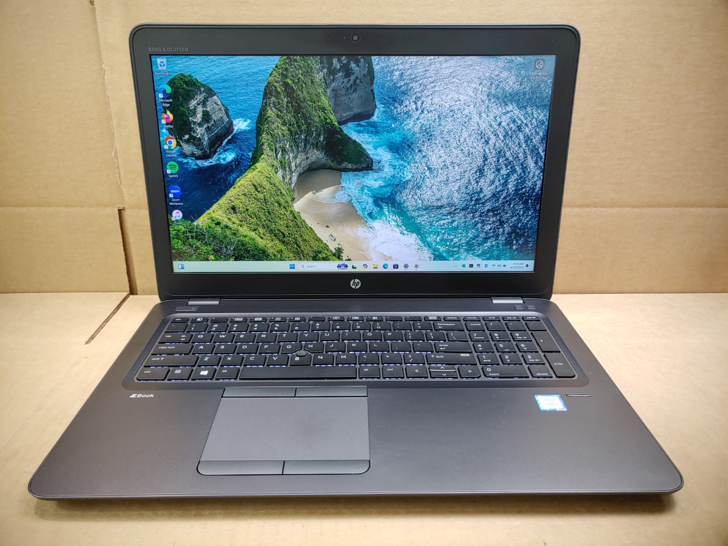 HP ZBook 15u G3 15.6" i7-6500U✔16GB✔512GB SSD✔AMD FirePro✔Win11Pro✔ **NO A/C**