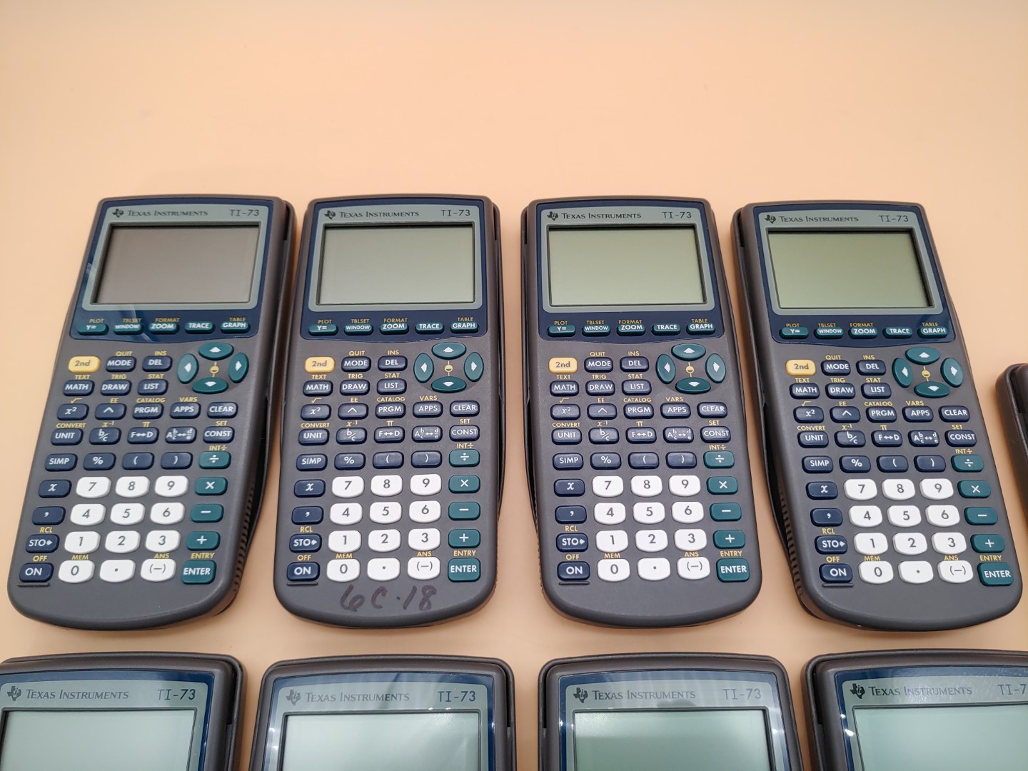 LOT of (9) Texas Instruments TI-73 Graphing Calculator w/ Covers ✔✔ **READ** - Image 4