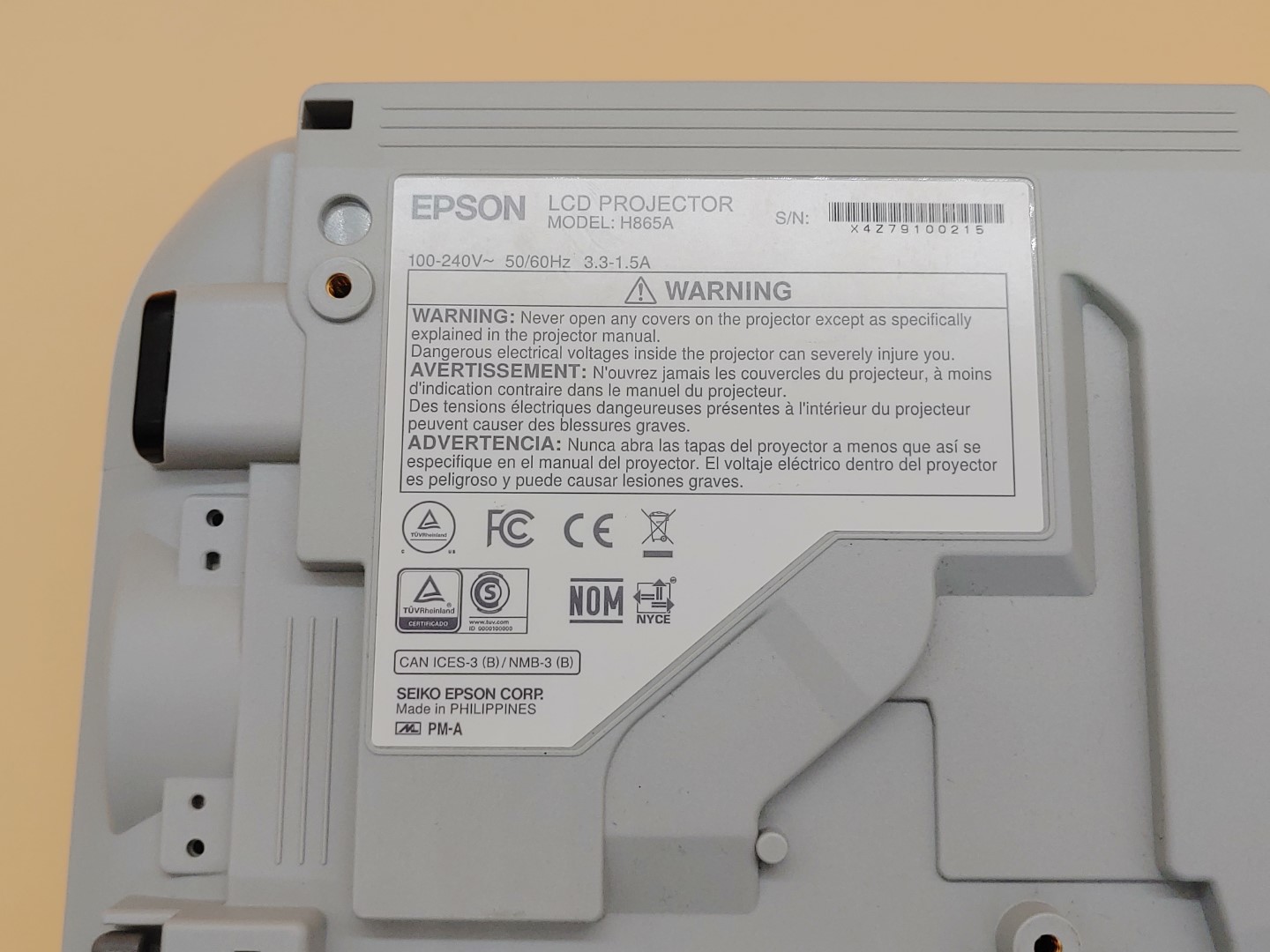 Epson PowerLite 970 3LCD Projector 4000 Lumen ANSI HD 1080p H865A (1677 Hours) ✔ - Image 11