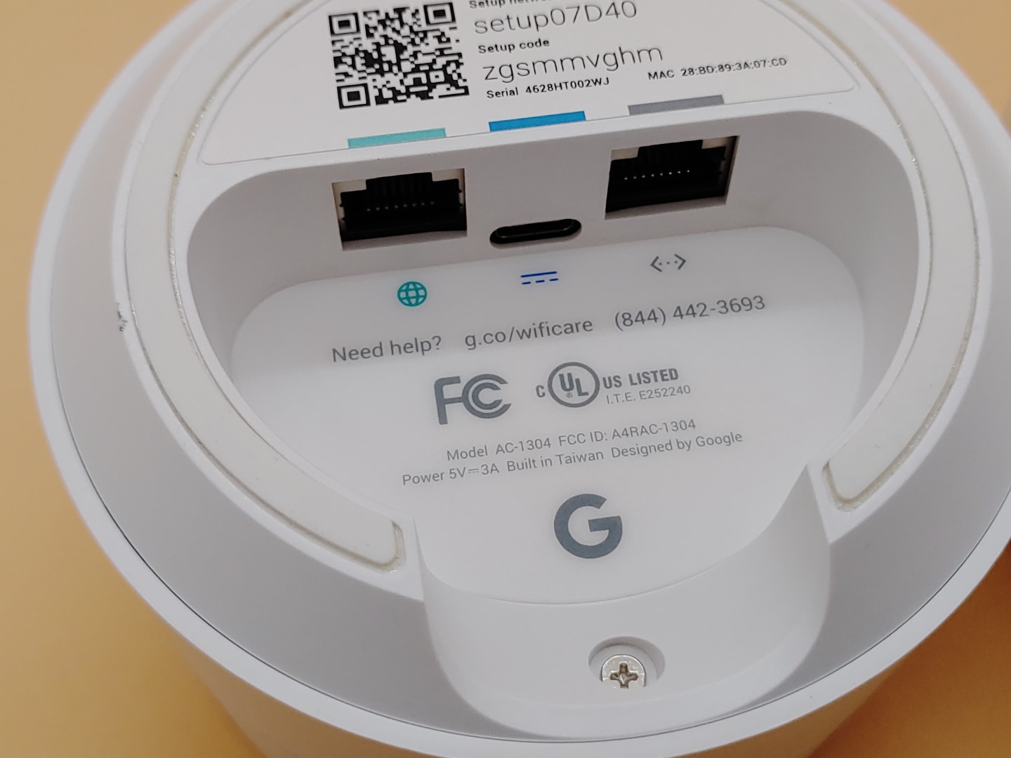 LOT of (2) Google AC-1304 Wi-Fi Mesh Routers (White) ✔✔✔✔ - Image 7