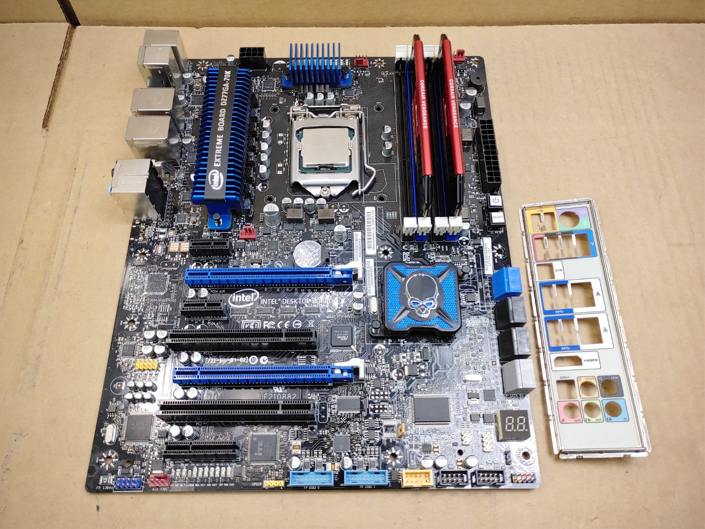 Intel DZ77GA-70K Extreme LGA 1155 ATX Motherboard w/ i7-2600K CPU + 16GB RAM ✔✔✔