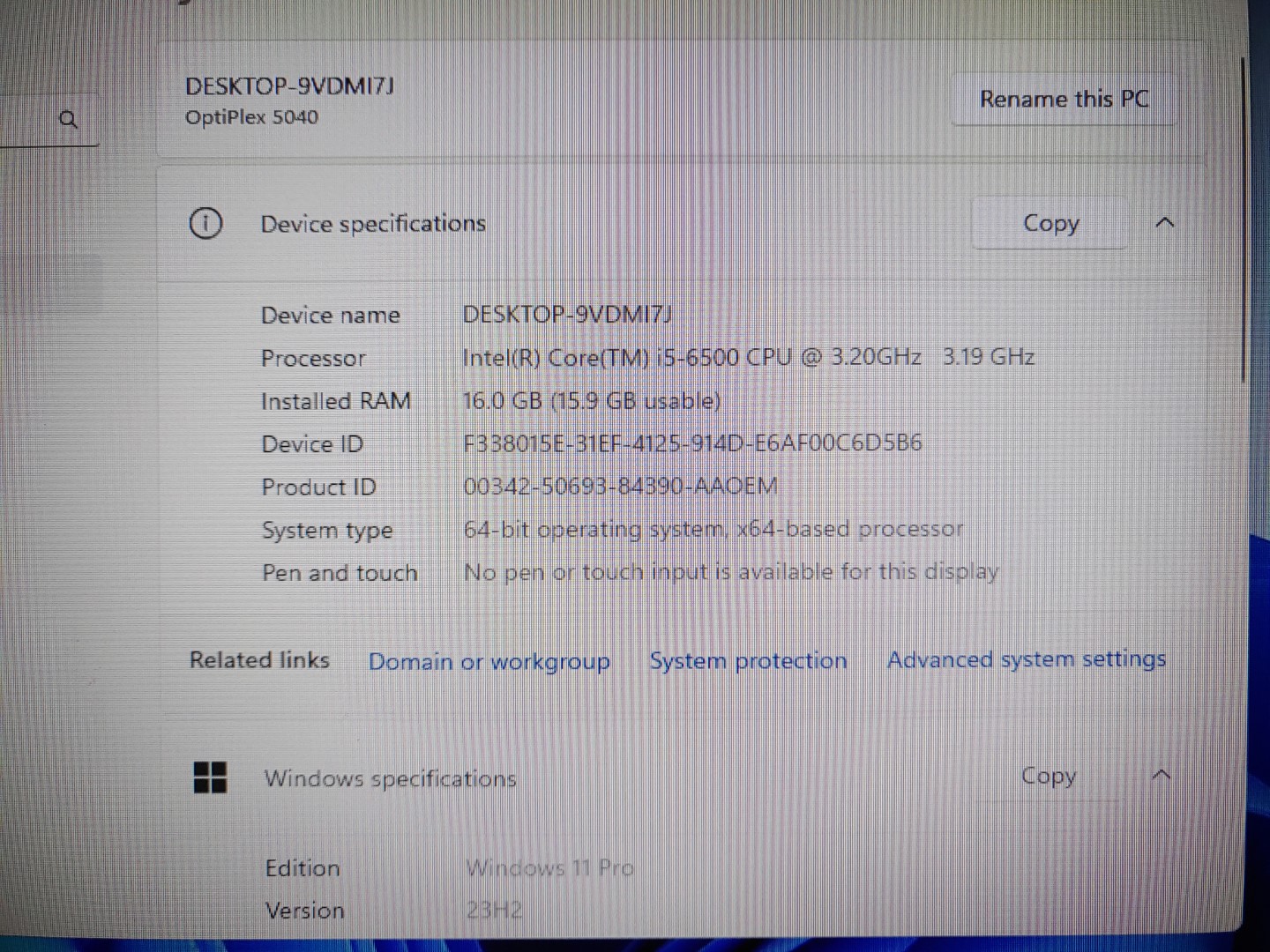 Dell OptiPlex 5040 SFF Intel i5-6500✔16GB RAM✔256GB M.2 SSD✔Windows11Pro✔FAST! - Image 9