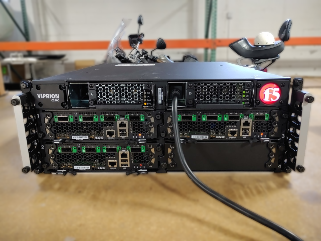 F5 VIPRION C2400 Advanced Firewall Manager w/ x3 B2250 Blades (800GB SSD) *READ*