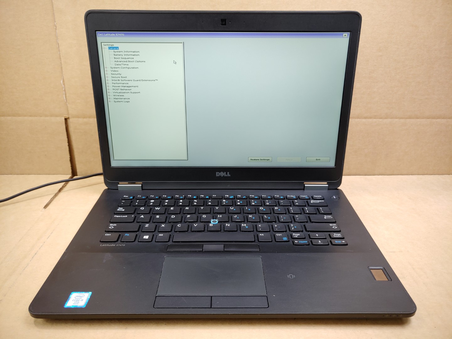 Dell Latitude E7470 14-inch i5-6300U✔8GB RAM✔256GB SSD✔ *NO BATT/NO OS/NO A/C*