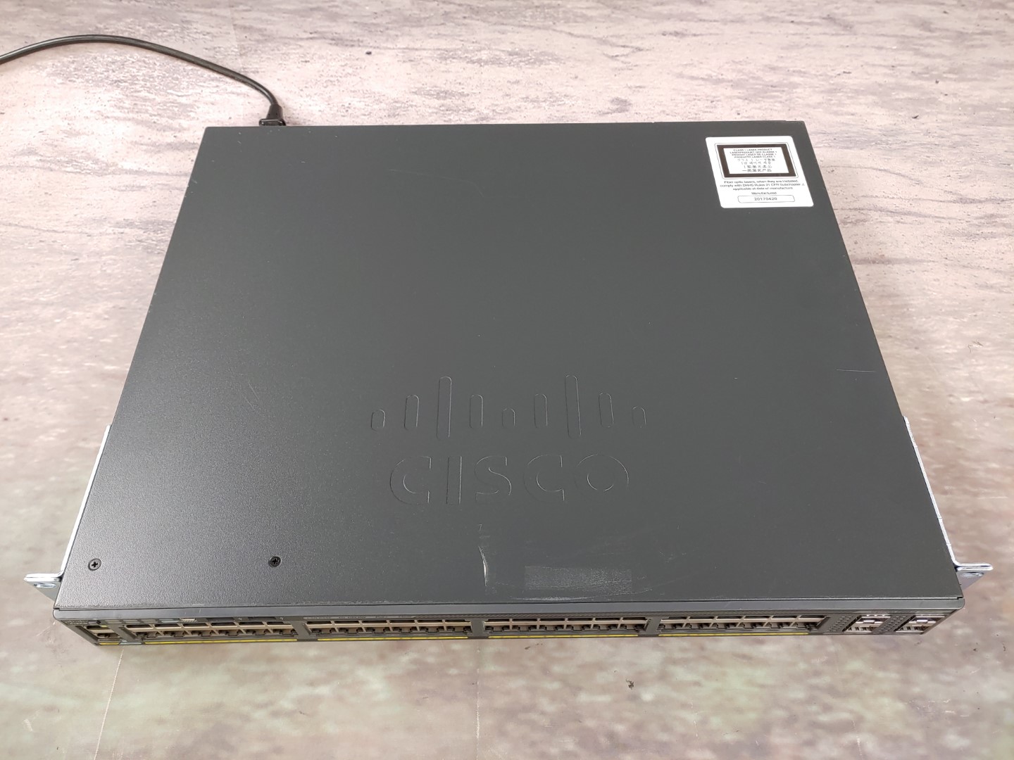 CISCO (WS-C2960X-48FPS-L) 2960-X 48-Port GigE PoE 740W LAN Base Switch w/STACK - Image 4