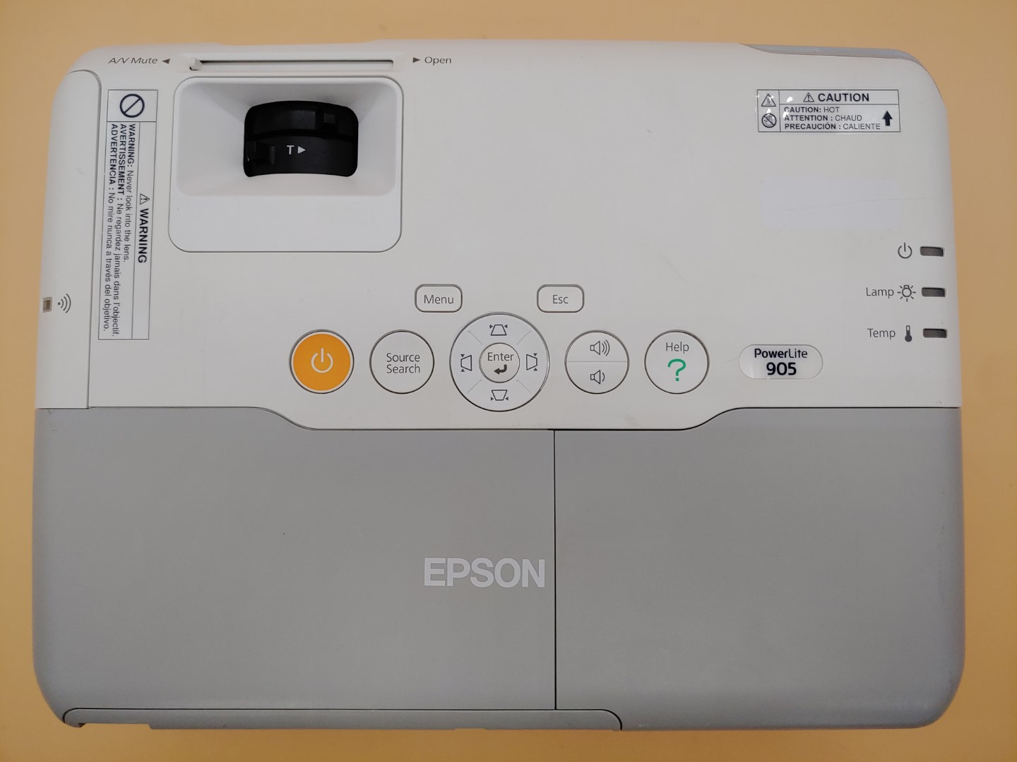 Epson PowerLite 905 H387A XGA 3LCD HDMI 3,000 ANSI Lumen Projector (794 HOURS) - Image 8