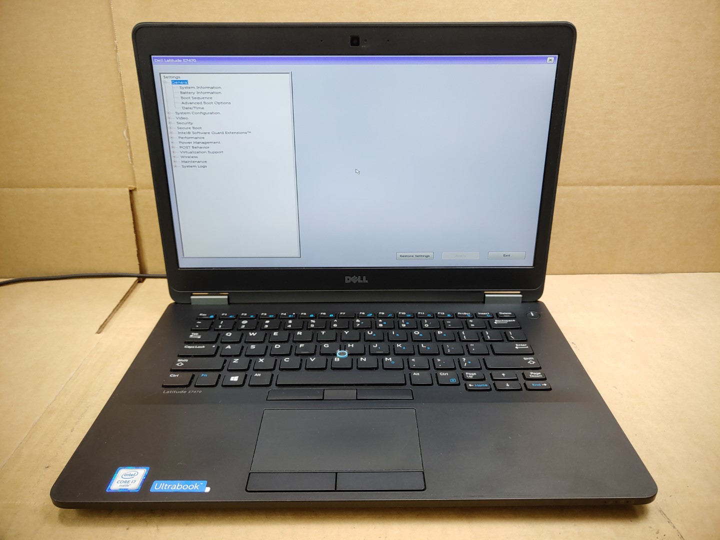 Dell Latitude E7470 14-inch Intel i7-6600U✔ *NO BATT/NO RAM/NO HDD/NO AC* *READ*