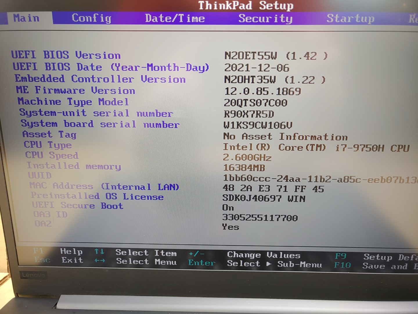 Lenovo ThinkPad P1 Gen 2 15.6" Intel i7-9750H✔16GB✔ **NO SSD/NO AC** **READ** - Image 10