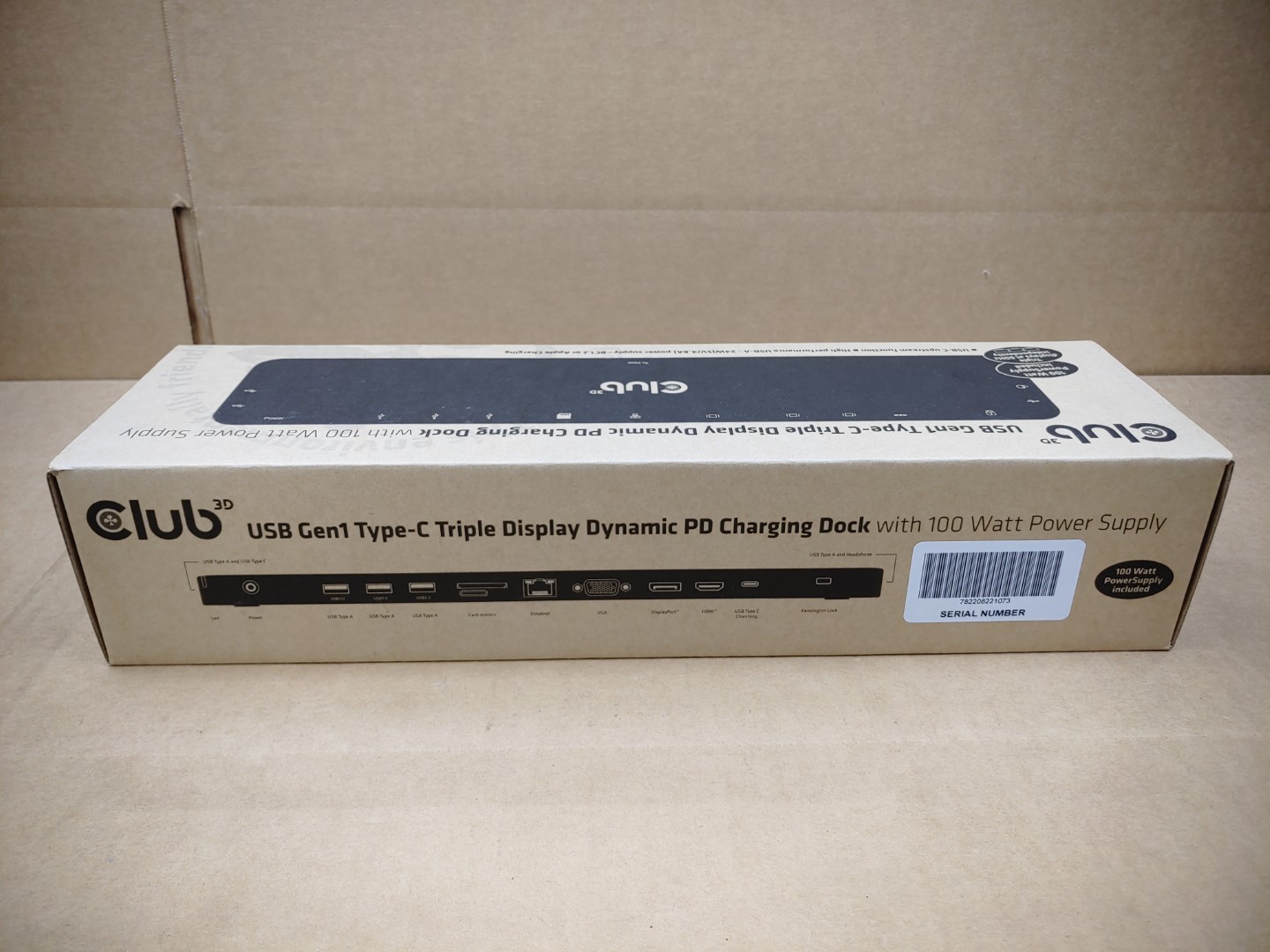 Club3D 3D USB 3.2 GEN1 Type-C Triple Display Dynamic 100W PD Charging Dock ✔✔✔ - Image 3