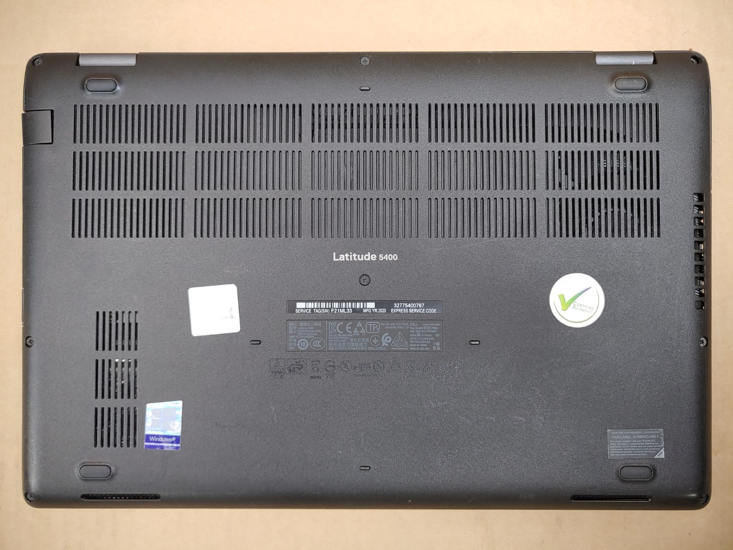 Dell Latitude 5400 14" i5-8365U✔ *NO RAM/NO SSD/NO BATT/ NO AC* *CRACKED SCREEN* - Image 6