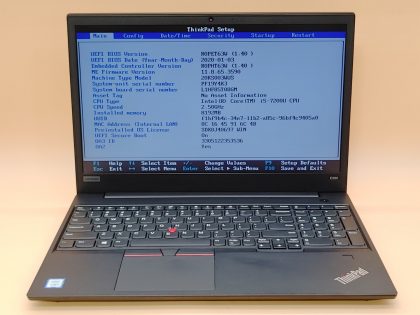 Lenovo ThinkPad E580 15.6" Intel i5-7200U✔ **NO RAM/ NO HDD/ NO AC** *READ*