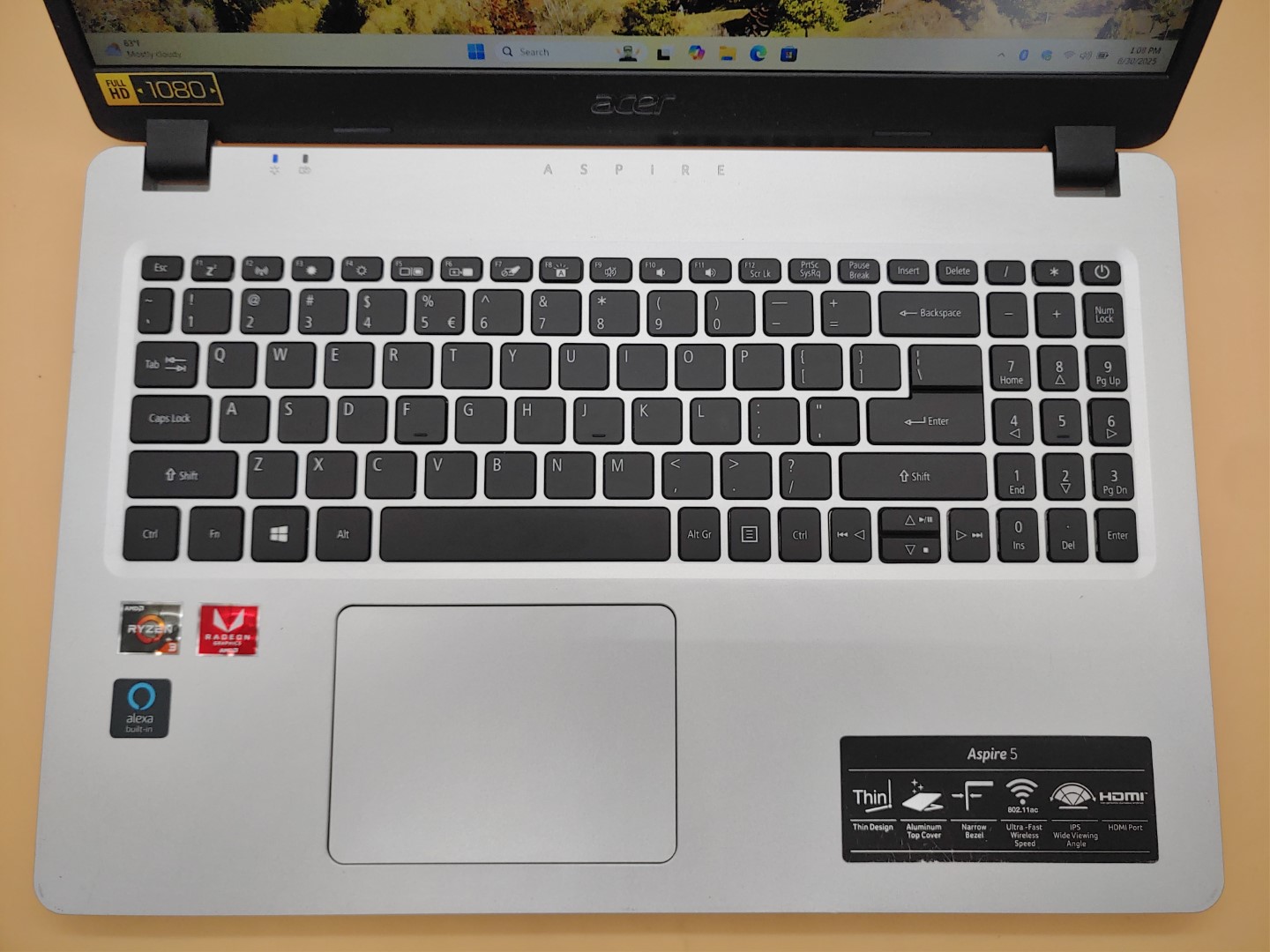 Acer Aspire 5 A515-43 15.6" FHD AMD Ryzen 3 3200U✔8GB✔128GB SSD✔Win11✔ *NO A/C* - Image 4