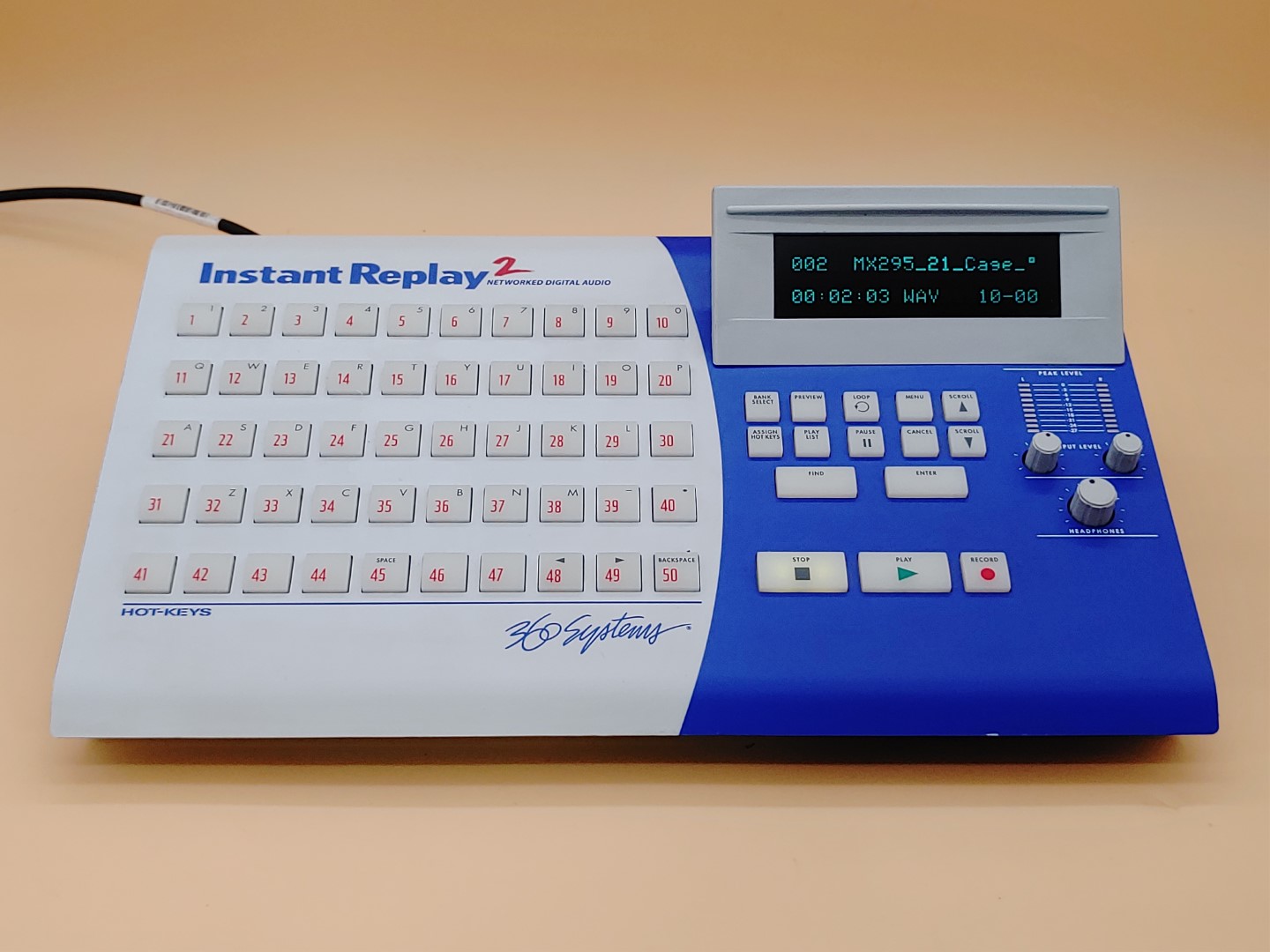 360 Systems Instant Replay 2 Networked Digital Audio Recorder DR-600 ✔✔✔✔