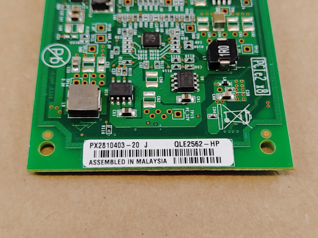 HP / QLOGIC 8GB Dual Port FC HBA QLE2562-HP AJ764-63002 489191-001 584777-001 - Image 4