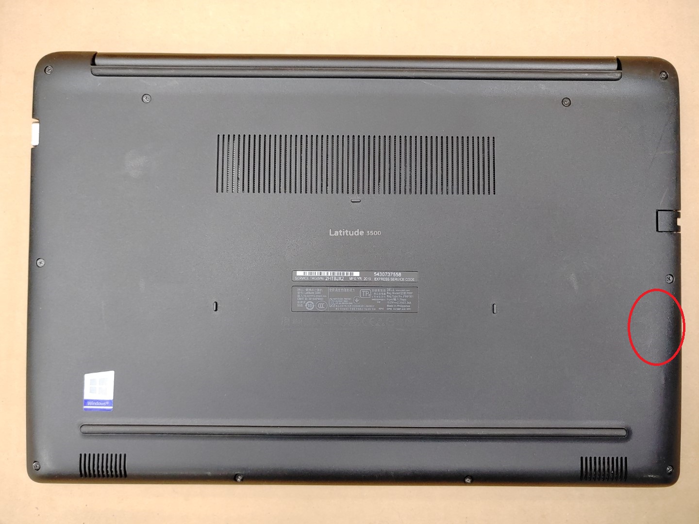 Dell Latitude 3500 15.6" Intel i5-8265U✔ *NO RAM/NO BATT/NO SSD/NO AC* *READ* - Image 6