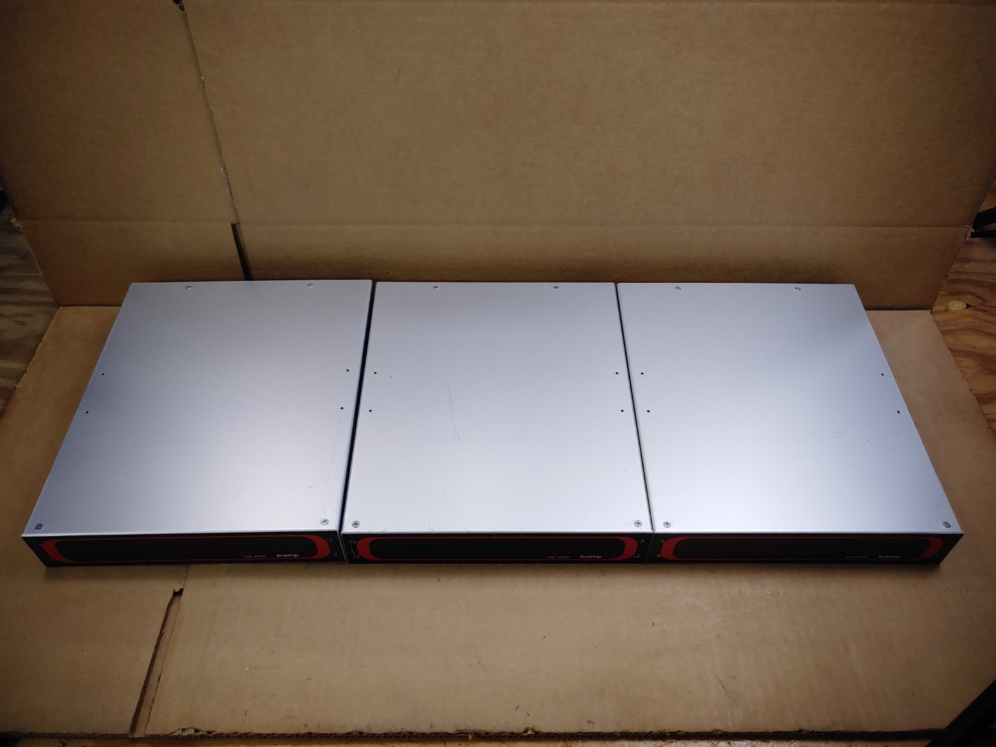 LOT of (3) Biamp AMP-A460H 4-Channel 60W Power Amplifier *UNTESTED/AS-IS* *READ* - Image 8