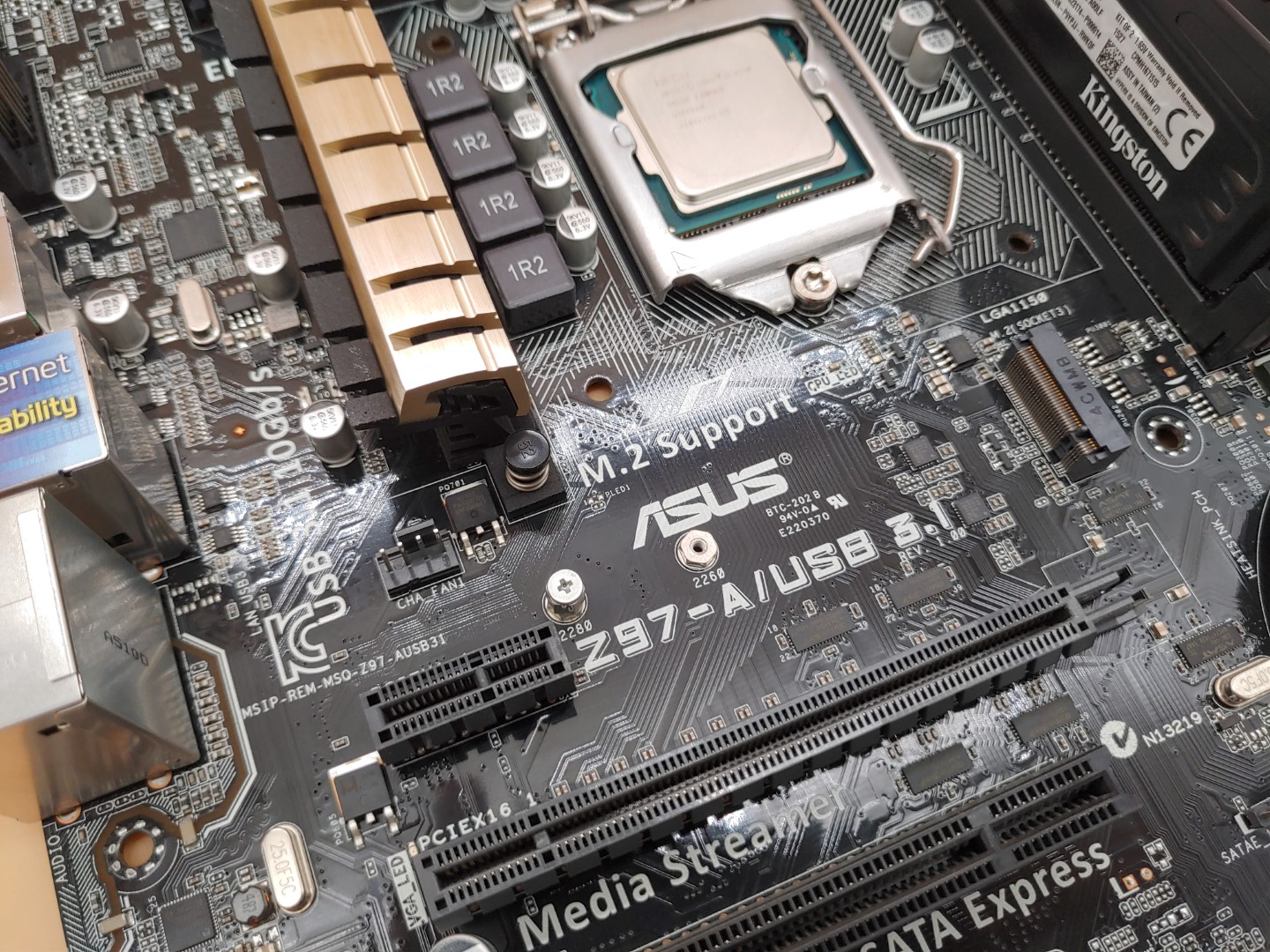 ASUS Z97-A / USB3.1 LGA1150 DDR3 ATX Mobo + 16GB + Intel i7-4790 CPU ✔✔ **READ** - Image 8