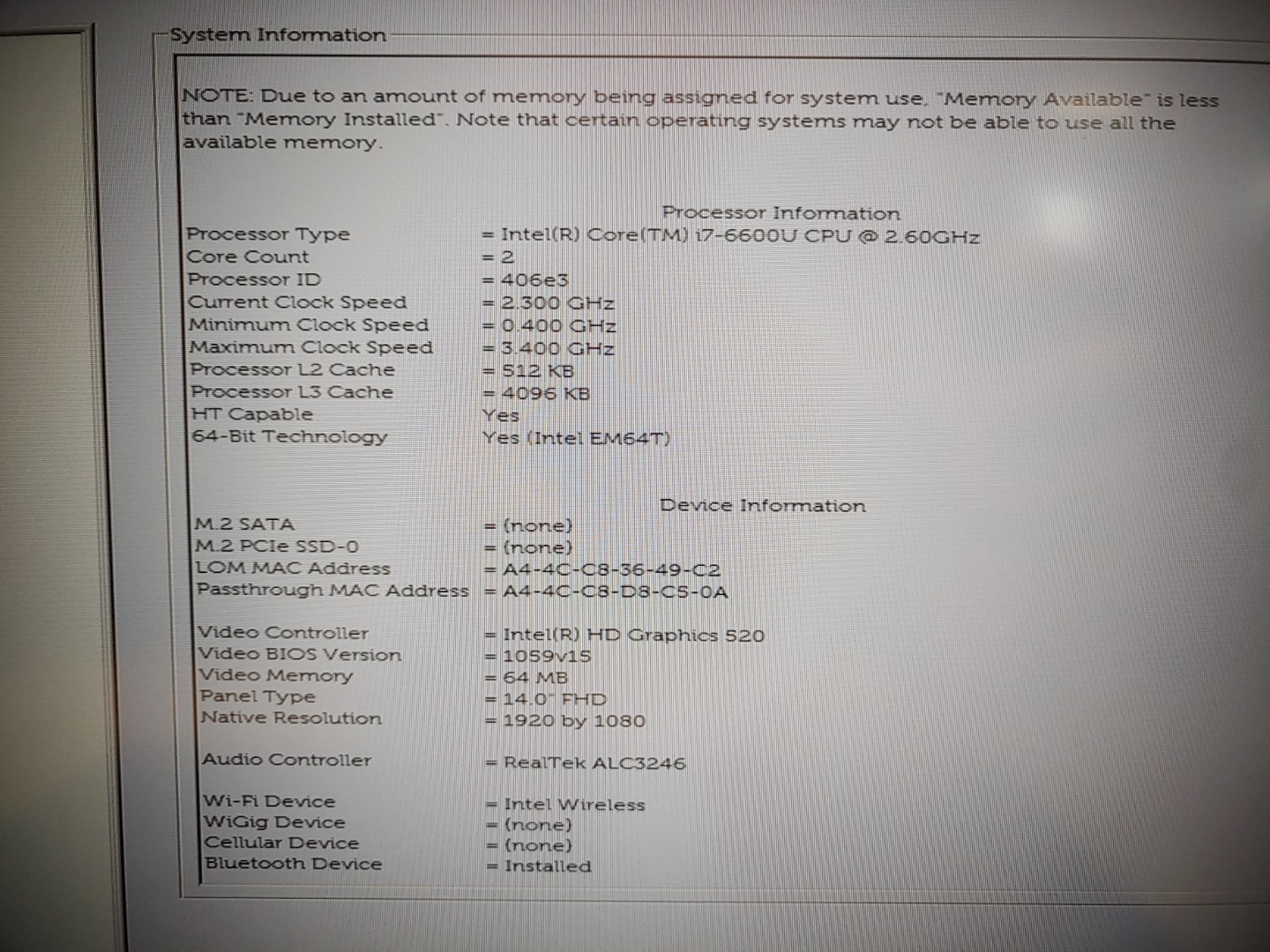 Dell Latitude 7480 14" i7-6600U✔8GB✔ *NO SSD/NO BATT/NO AC** ***READ*** - Image 11