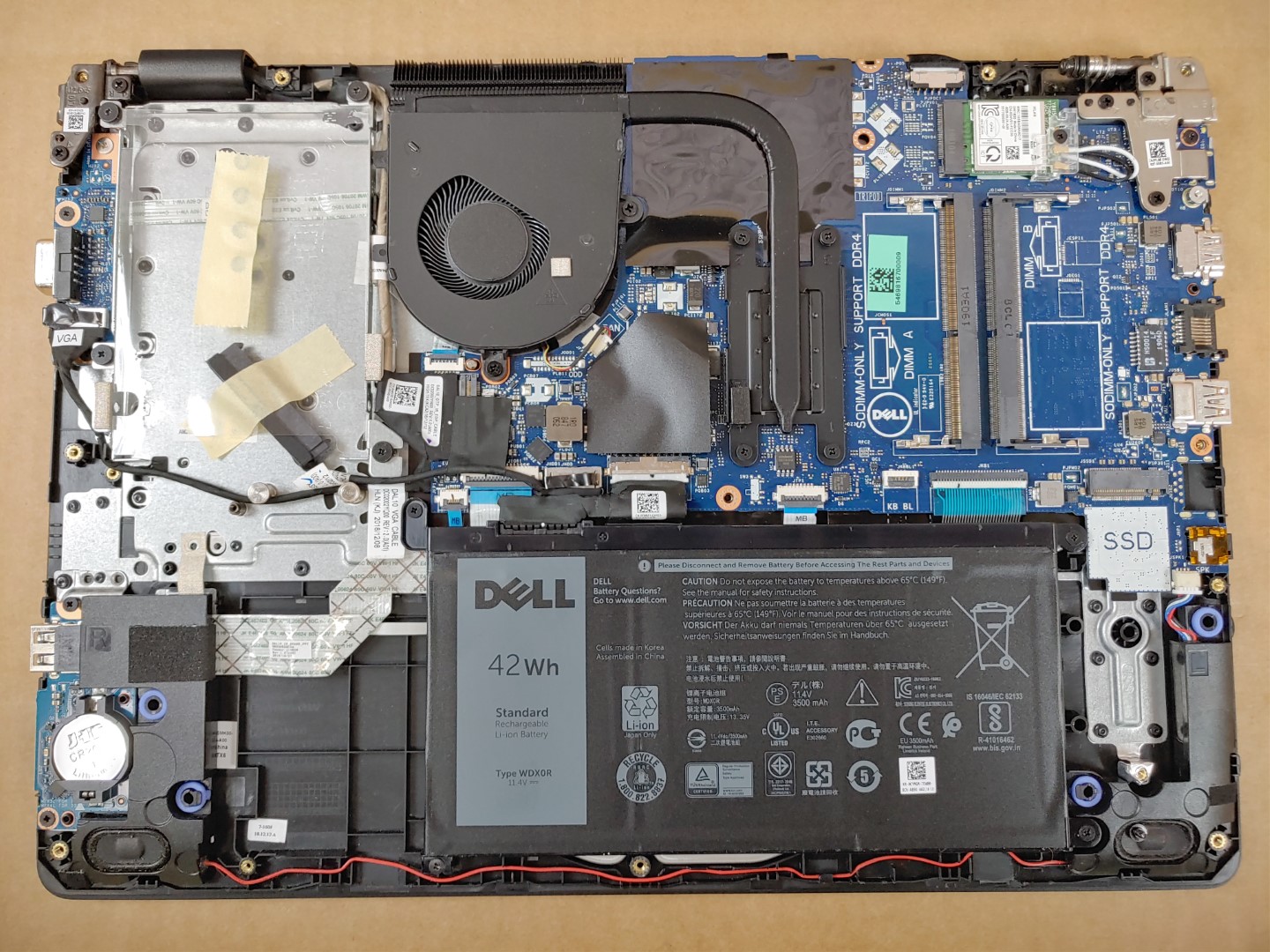 Dell Latitude 3490 14" Touch i3-7020U✔ *NO RAM/NO HDD/NO AC* MISSING HINGE COVER - Image 8
