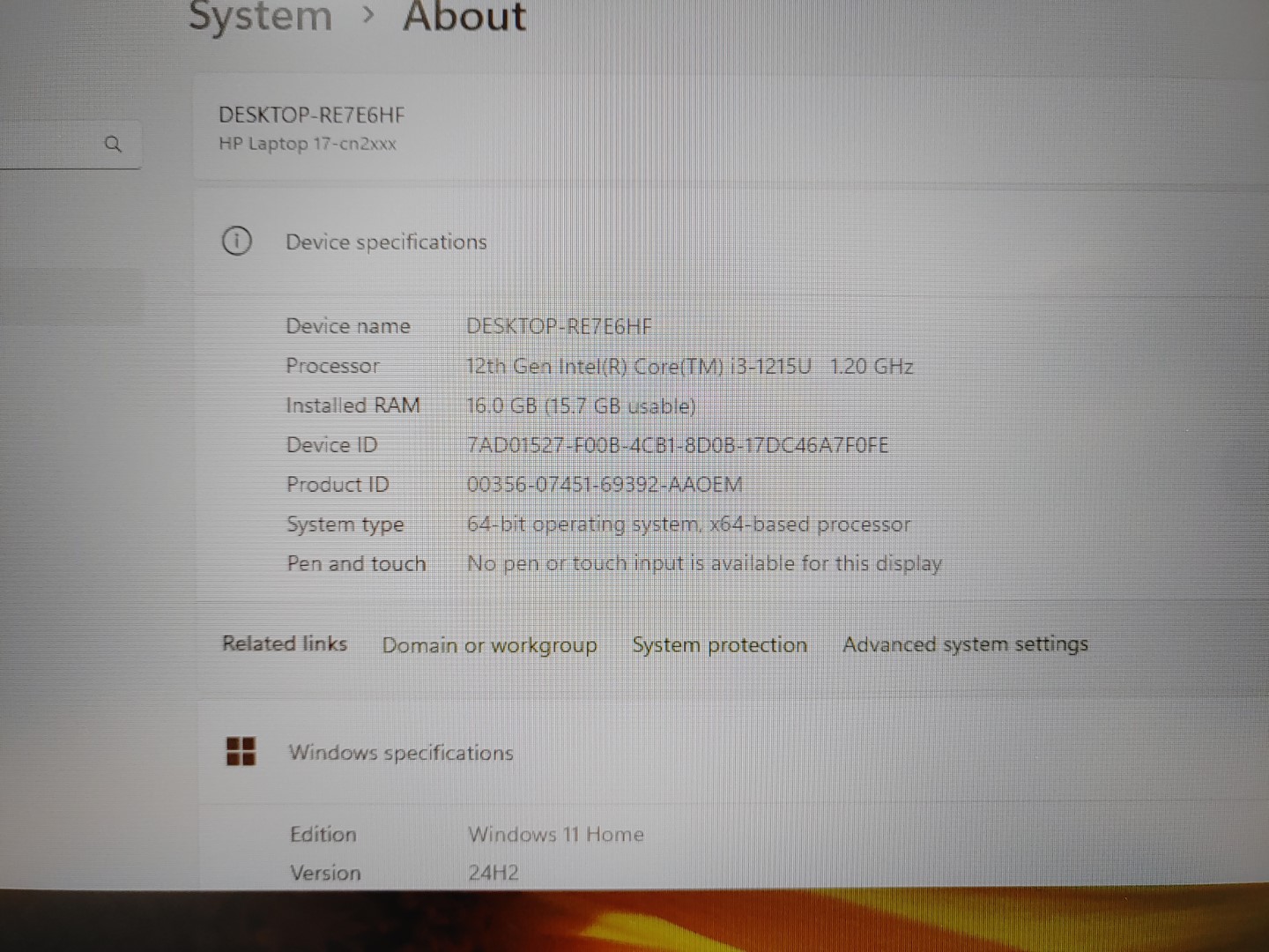 HP Laptop 17-cn2083dx 17.3" Intel i3-1215U✔16GB✔1TB M.2 SSD✔Win11Home✔ *NO/AC* - Image 8
