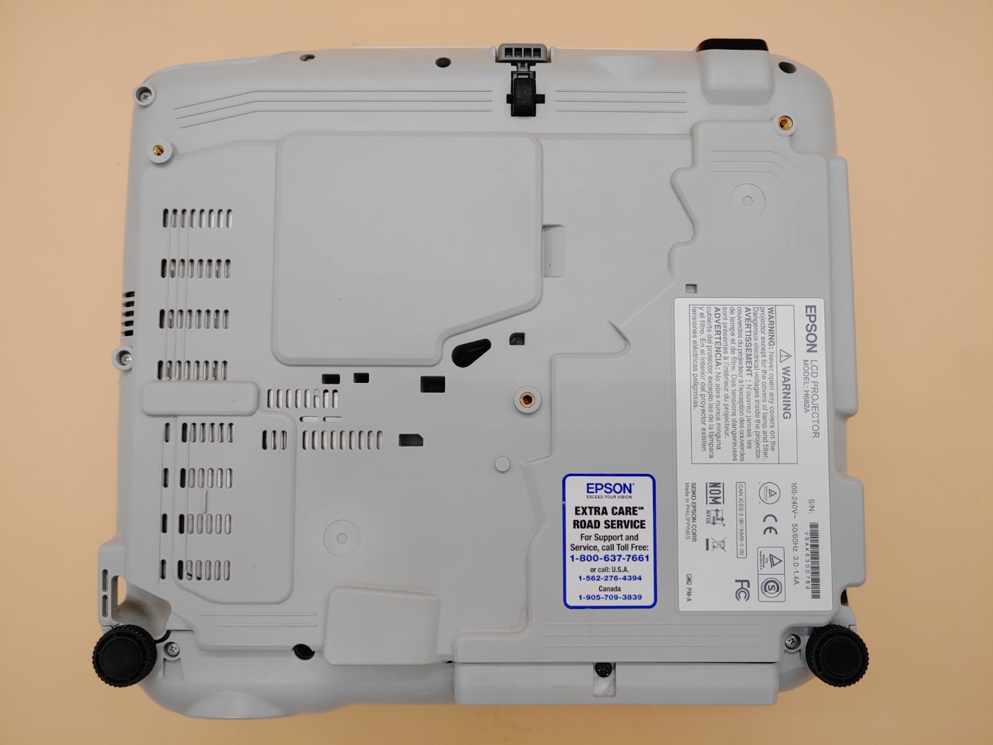 Epson PowerLite 965H H682A XGA 3LCD HDMI 3,500 ANSI Lumen Projector (2594 HOURS) - Image 9