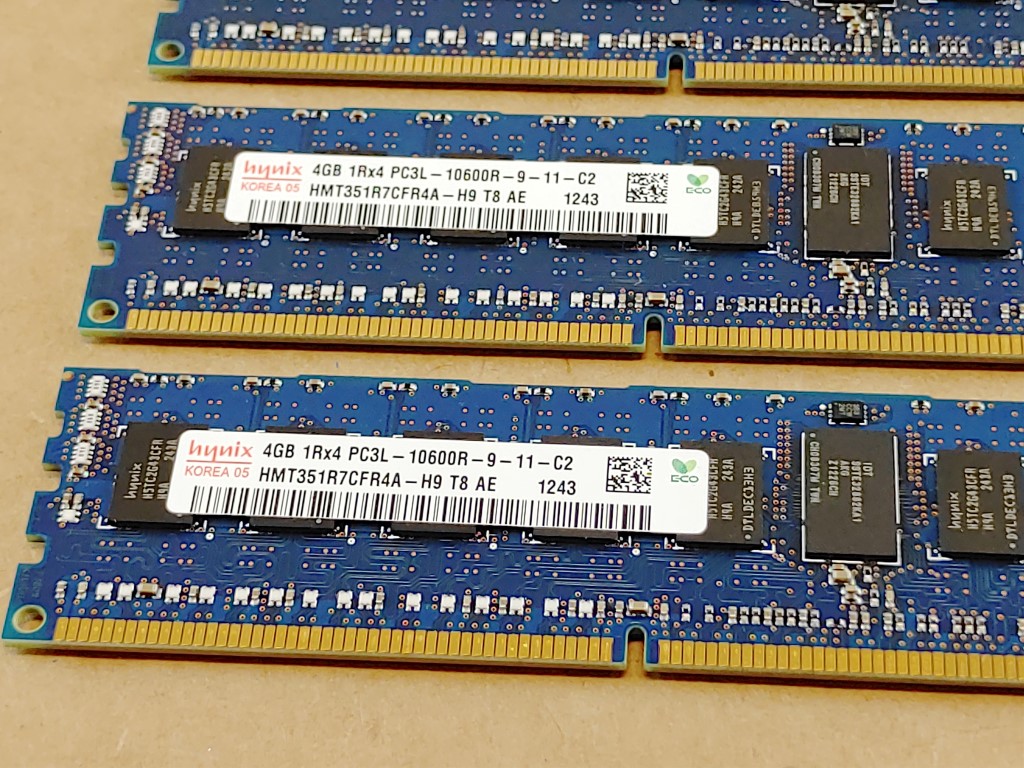 Hynix 16GB 4x4GB 1Rx4 PC3L-10600R-9-11-C2 Server Ram HMT351R7CFR4A-H9 - Image 3