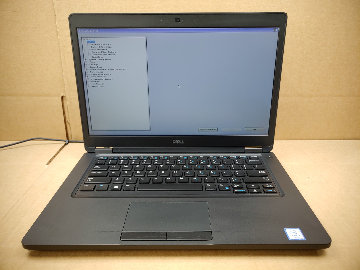 Dell Latitude 5490 14" Intel i5-7300U✔4GB RAM✔ *NO BATT/ NO SSD/ NO AC* *READ*