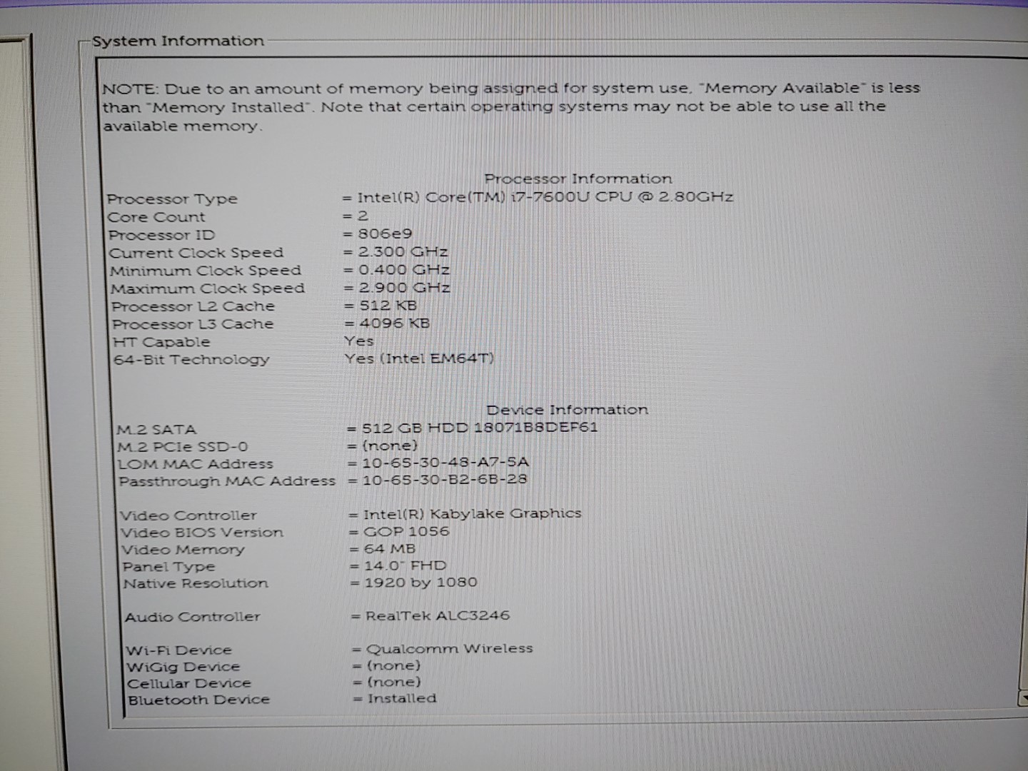 Dell Latitude 7480 14" Intel i7-7600U✔16GB✔512GB SSD✔ **NO BATT/NO OS/NO AC** - Image 11