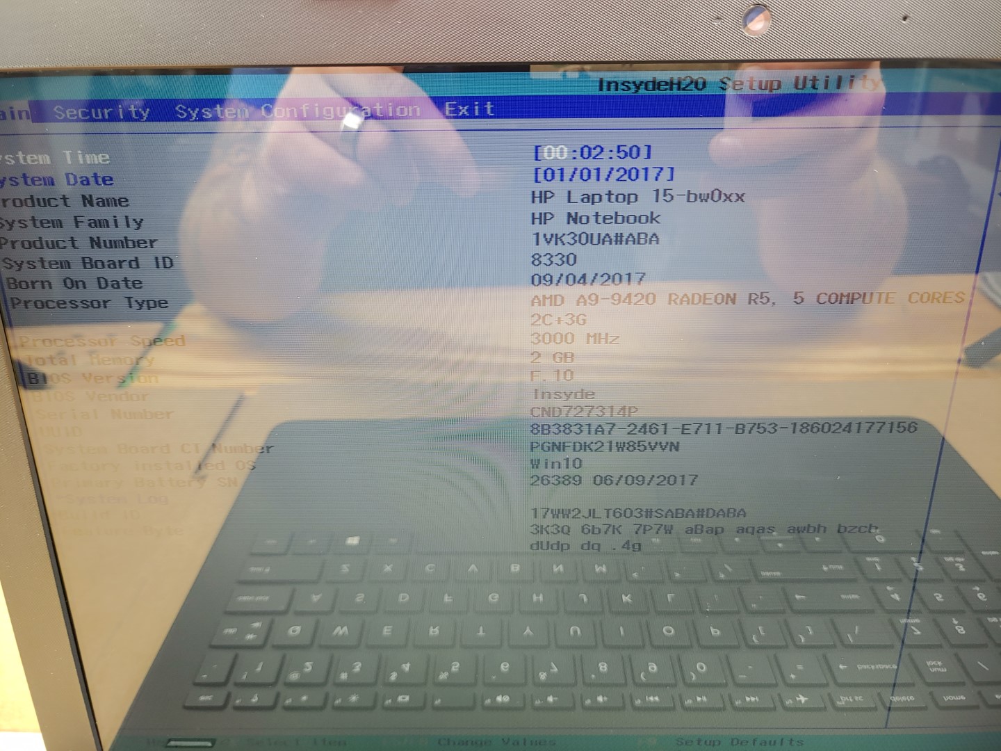 HP Notebook 15-bw032nr 15.6" AMD A9-9420 Radeon R5✔2GB✔ **NO HDD/ NO OS/ NO AC** - Image 12