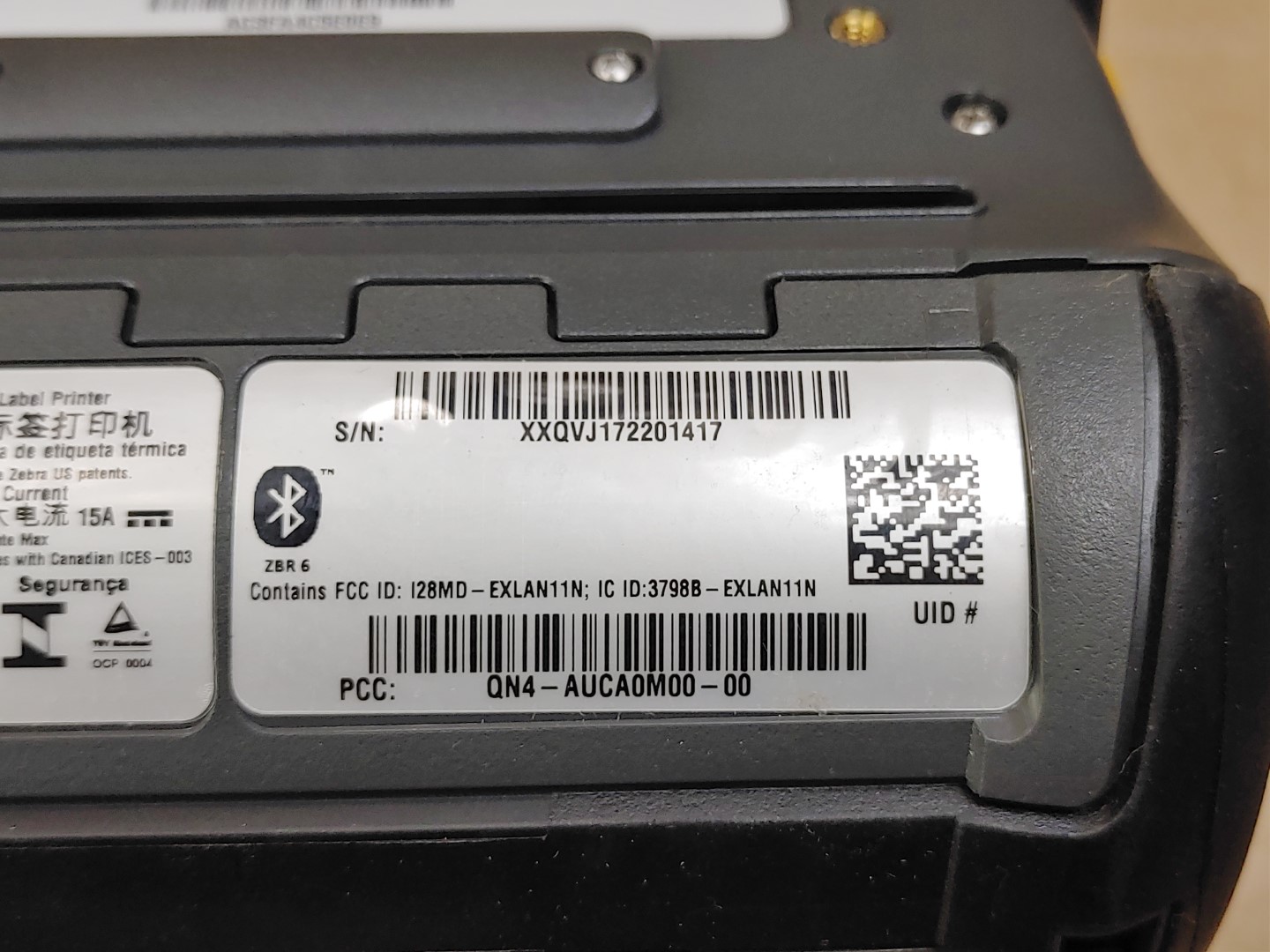 Zebra QLn420 Direct Thermal BT Mobile Label Printer QN4-AUCA0M00-00 ✔✔ *NO BATT* - Image 12