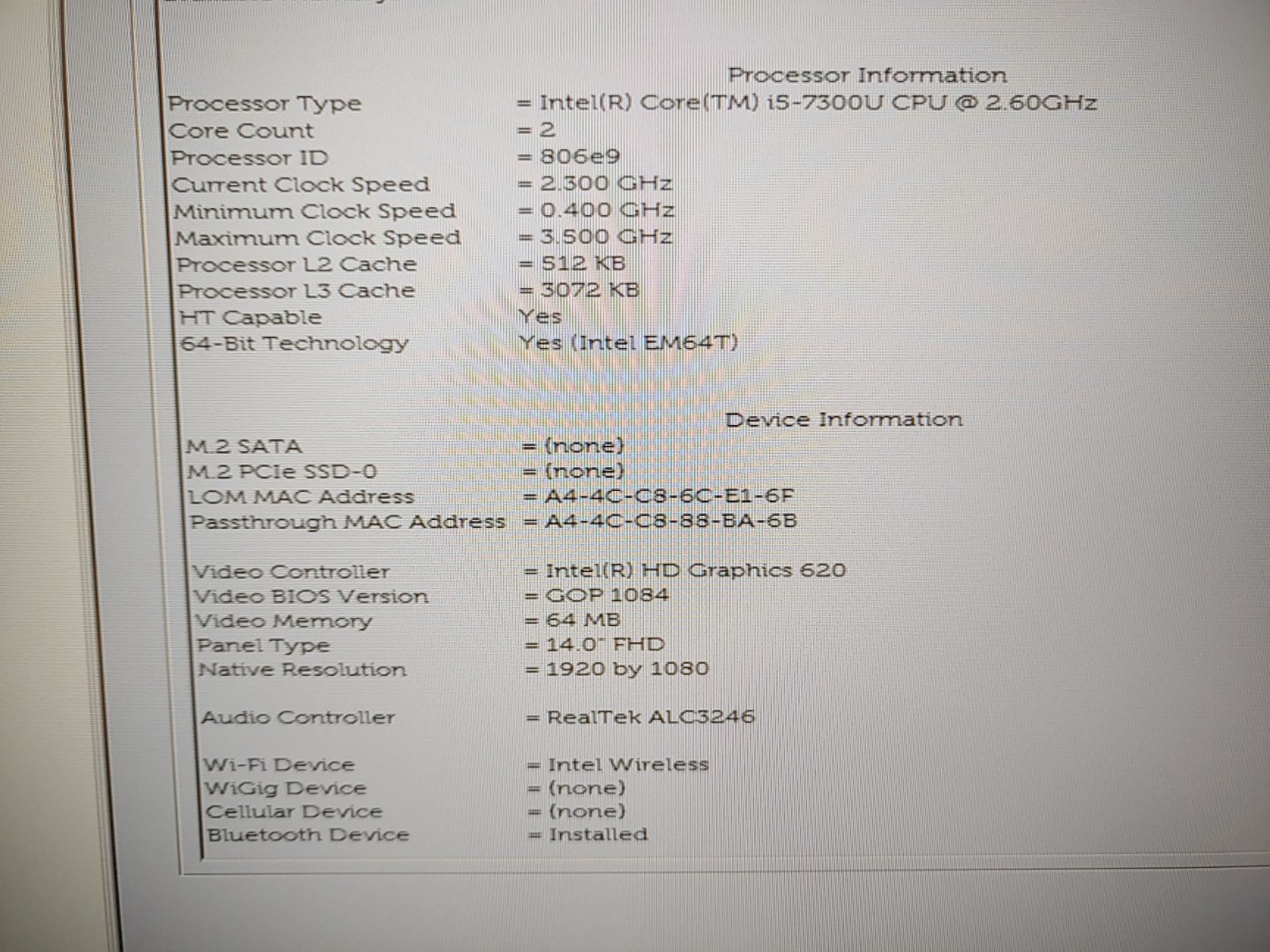 Dell Latitude 7480 14" Intel i5-7300U✔ *BAD BATT* *NO SSD/NO RAM/NO AC* *READ* - Image 11