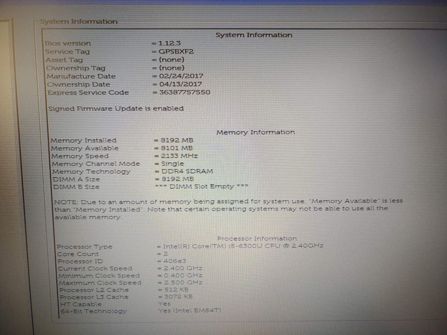 Dell Latitude E7470 14-inch i5-6300U✔8GB✔128GB SSD✔ **NO BATT/ NO OS/ NO A/C** - Image 9