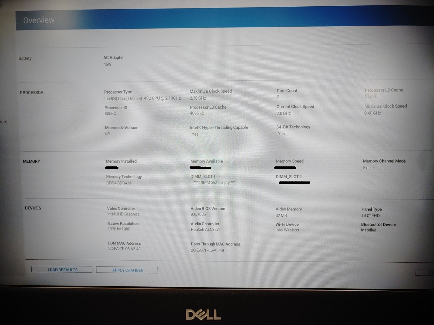 Dell Latitude 3400 14-inch Touch i3-8145U✔ *NO BATT/NO RAM/NO SSD/NO AC* *READ* - Image 12