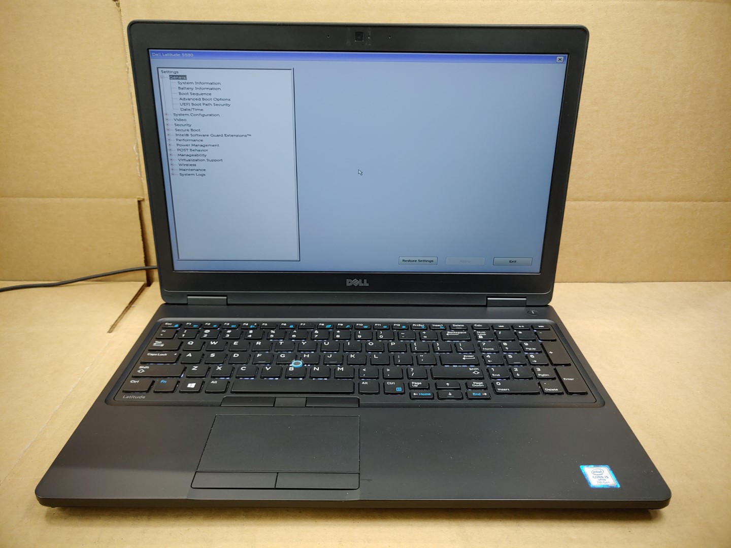 Dell Latitude 5580 15.6" Intel i5-7300U✔ *NO BATT/ NO HDD/ NO RAM/ NO AC* *READ*