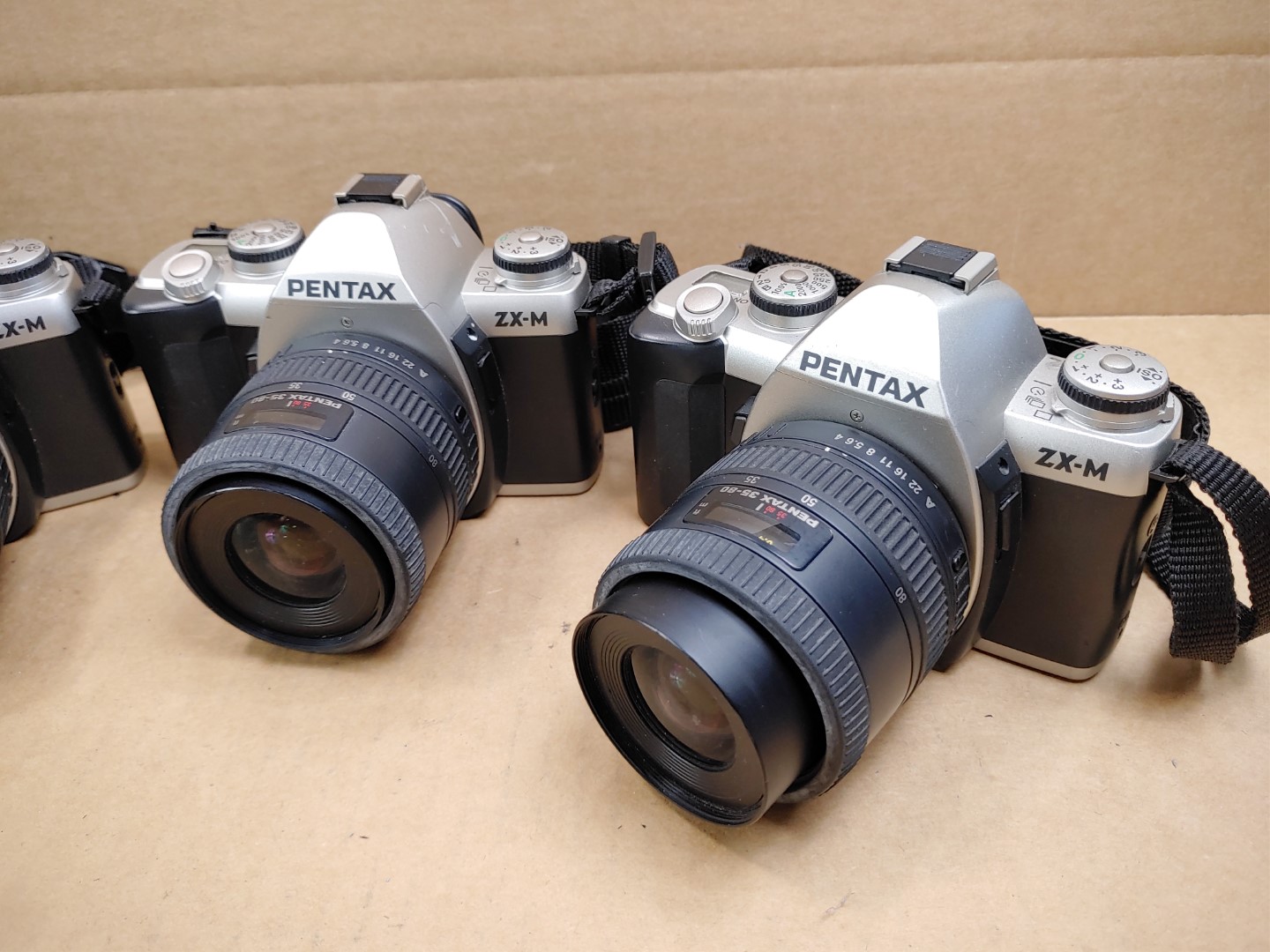 LOT of (4) PENTAX ZX-M 35 mm Film Camera w/ 50 mm Lens ✔✔ *UNTESTED**AS-IS*READ* - Image 3