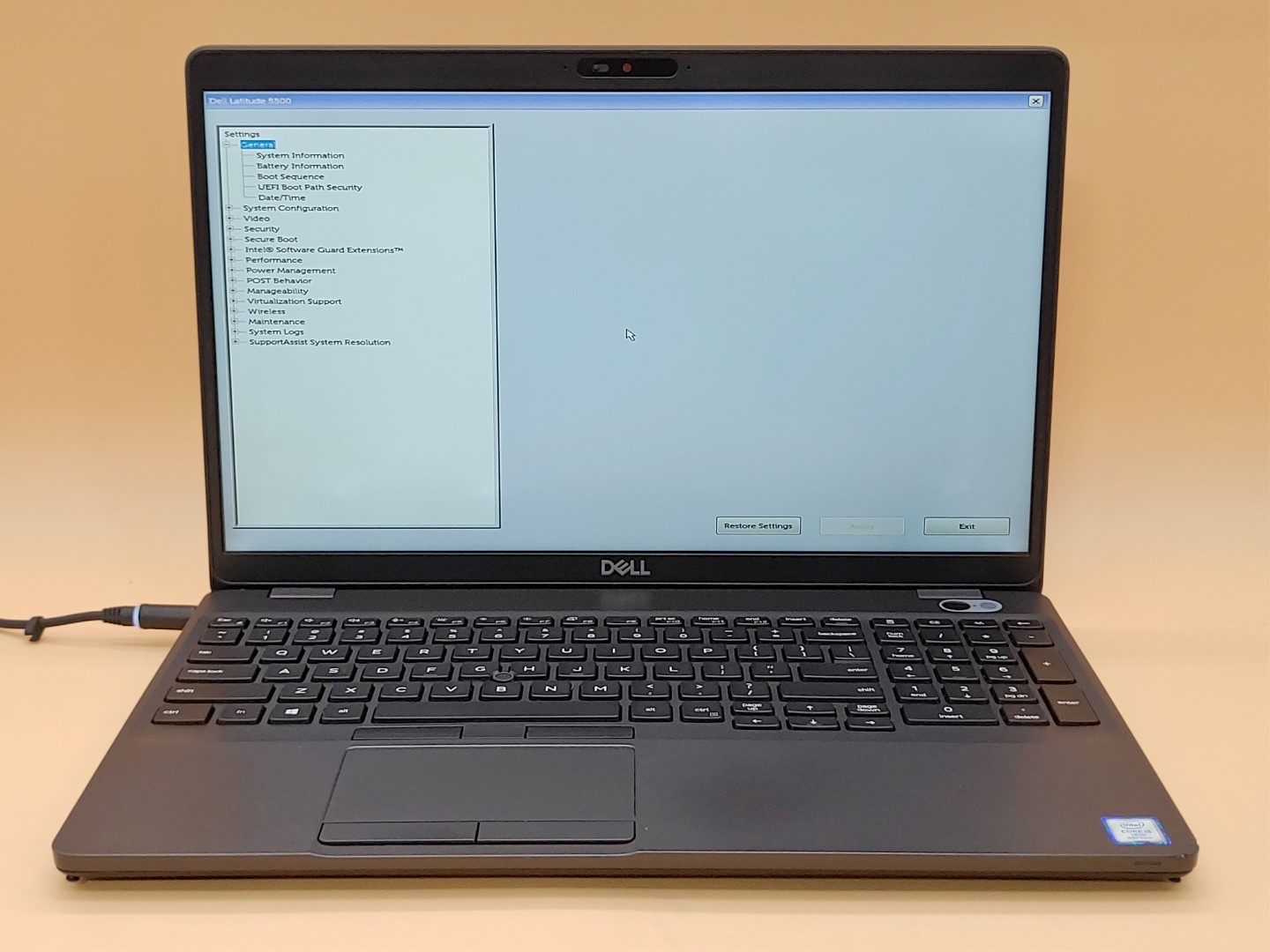 Dell Latitude 5500 15.6" i5-8365U✔ *NO SSD/NO RAM/NO BATT/NO AC* **READ****