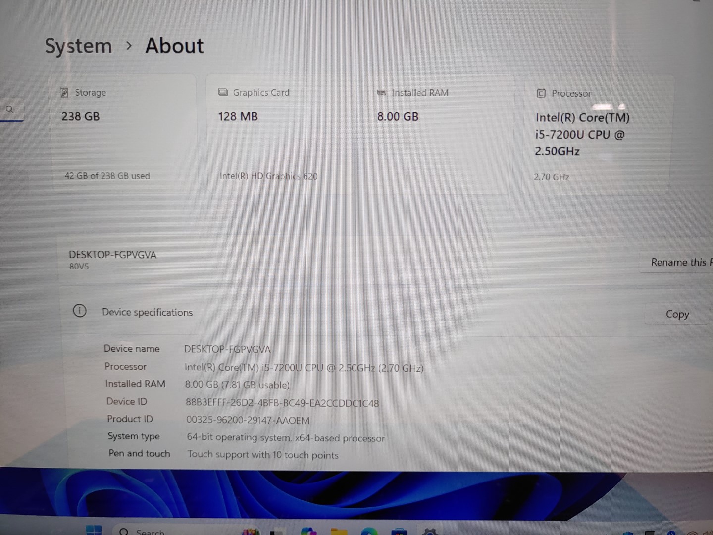 Lenovo Yoga 710-15IKB 15.6" Touch Intel i5-7200U✔8GB✔256GB SSD✔Win11✔ **NO A/C** - Image 9