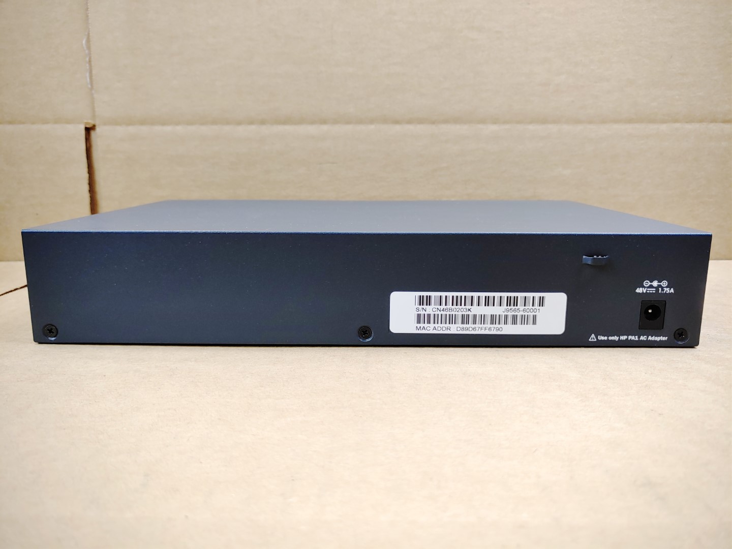 HP ProCurve 2615-8 PoE Switch J9565A w/ PSU + Shelf Bundle ✔✔✔ - Image 9