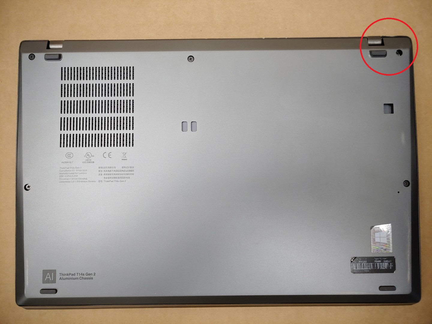 Lenovo ThinkPad T14s Gen2 14" Intel i5-1135G7✔8GB✔256GB✔Win11Pro✔*NO A/C* *READ* - Image 6