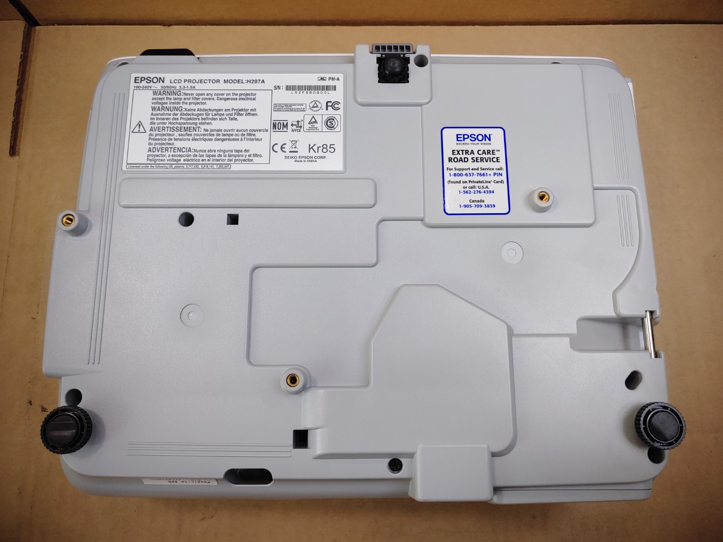 Epson PowerLite 825 H297A XGA 3LCD VGA 3,000 Lumen Projector (662 HOURS) ✔✔✔ - Image 7