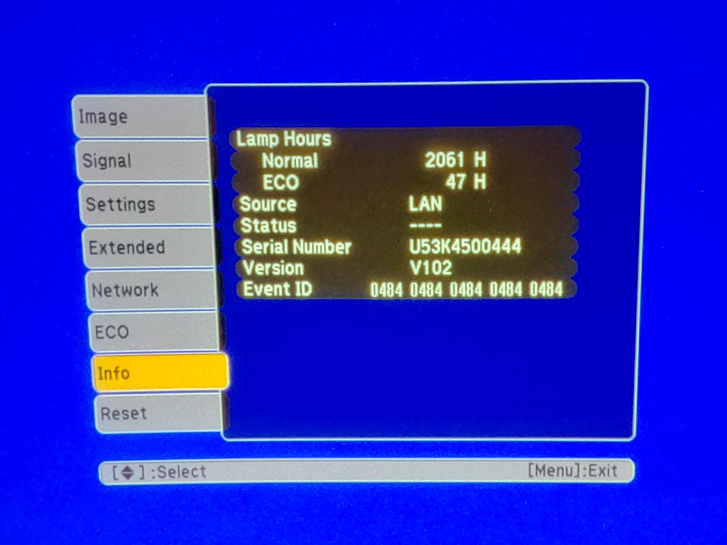 Epson PowerLite 965 H583A XGA 3LCD HDMI 3,500 ANSI Lumen Projector (2061 HOURS) - Image 11