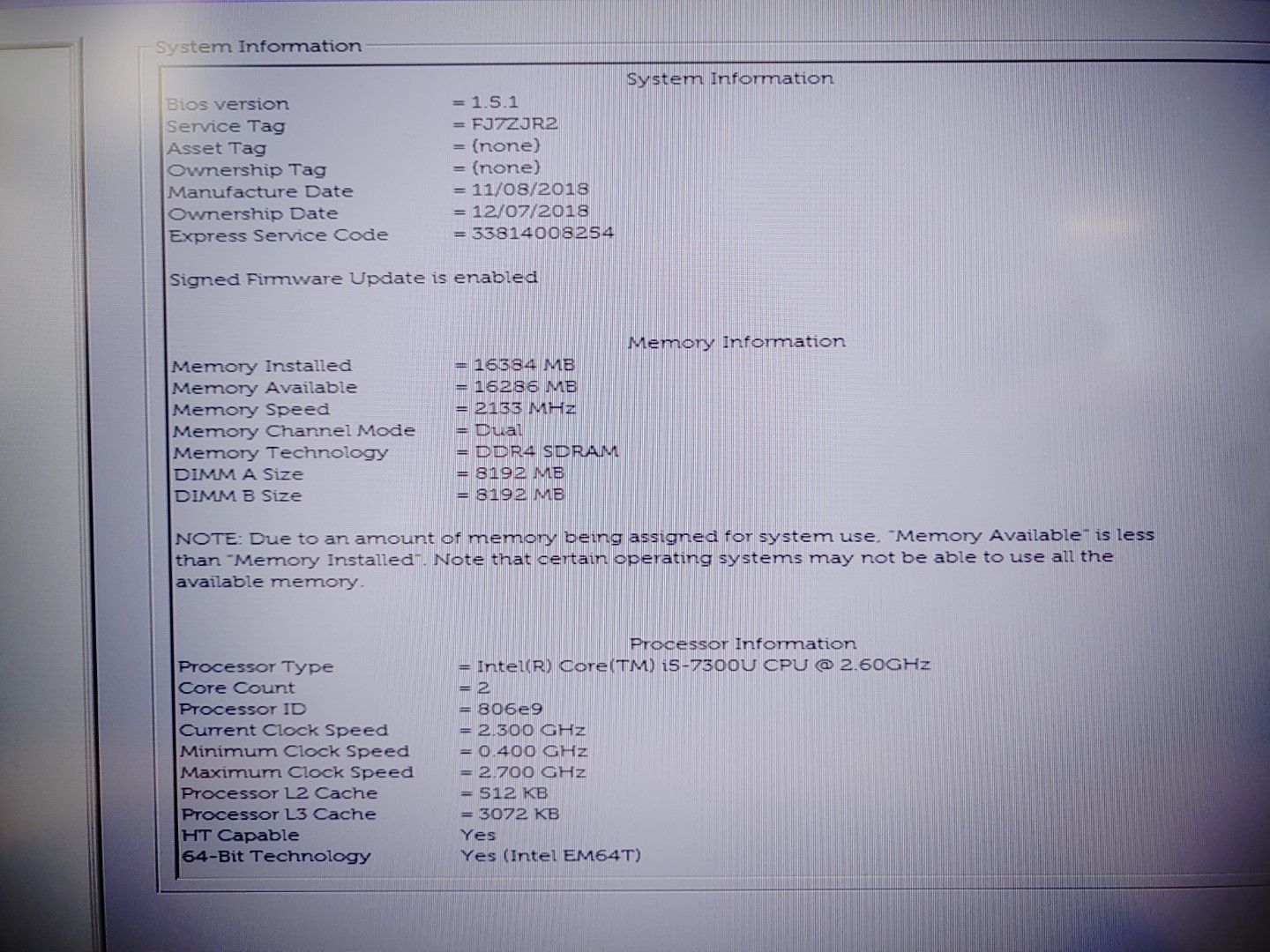 Dell Latitude 7490 14" Intel i5-7300U✔16GB RAM✔256GB SSD✔ **NO OS/NO AC** *READ* - Image 8