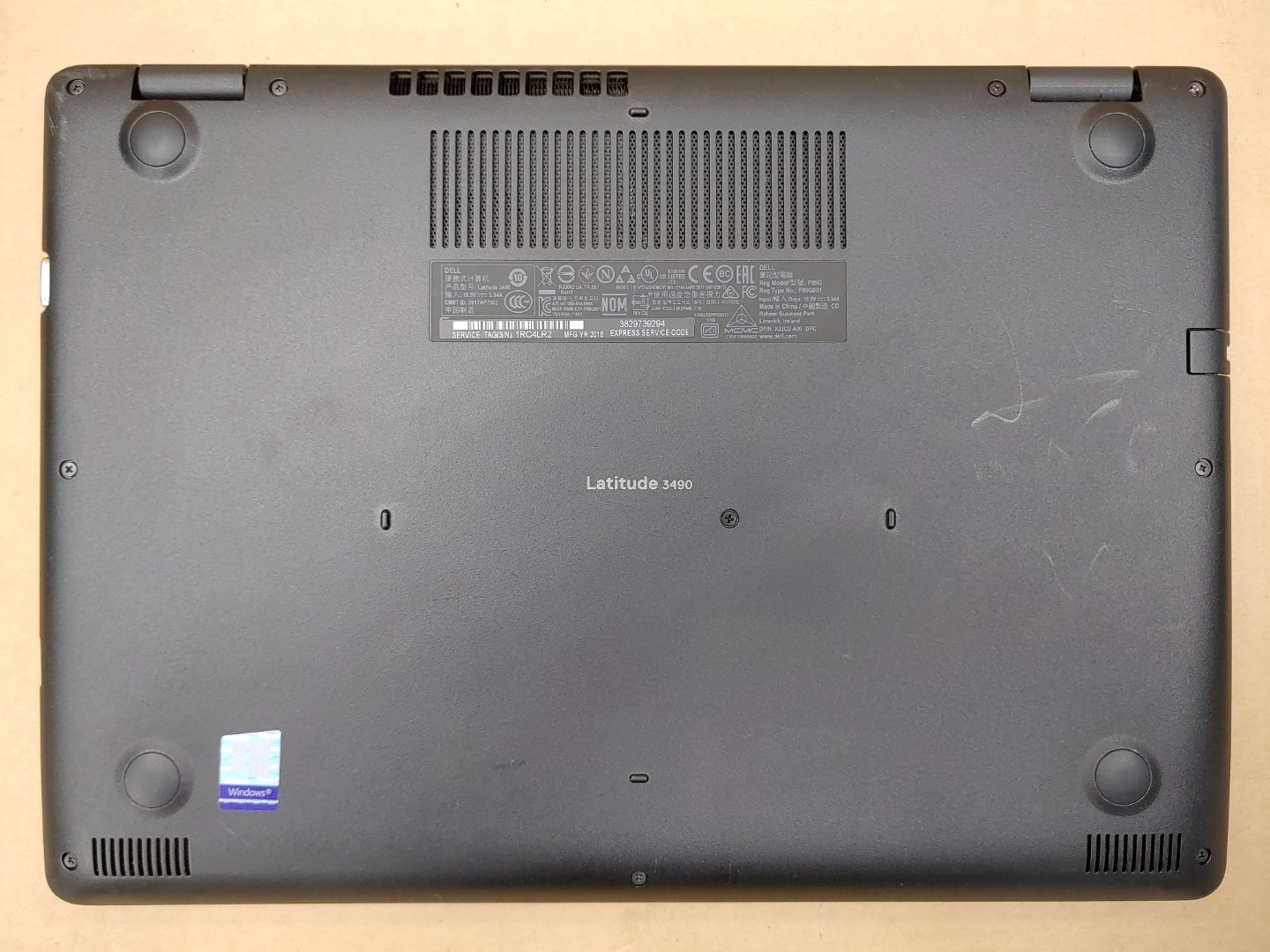 Dell Latitude 3490 14" i3-7130U✔NO BATT/NO RAM/NO HDD/NO AC**POWERS ON NO OUTPUT - Image 6