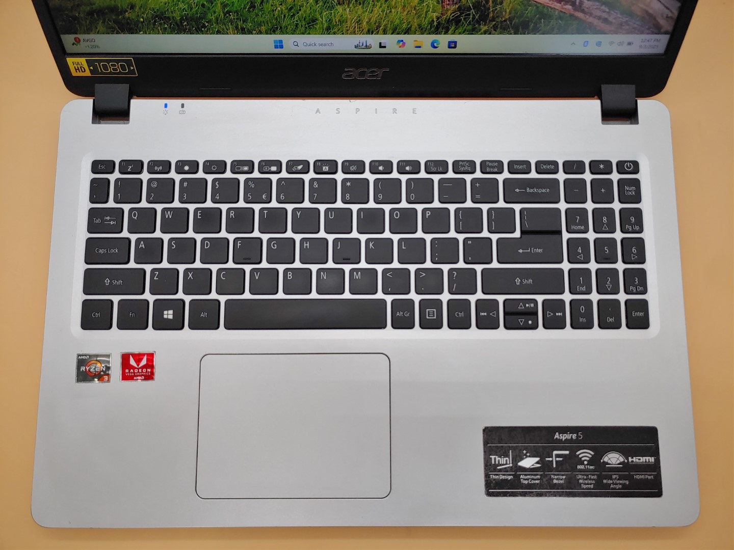 Acer Aspire 5 A515-43 15.6" AMD Ryzen 3 3200U✔12GB✔128GB SSD✔Win11✔*NO A/C**READ - Image 4