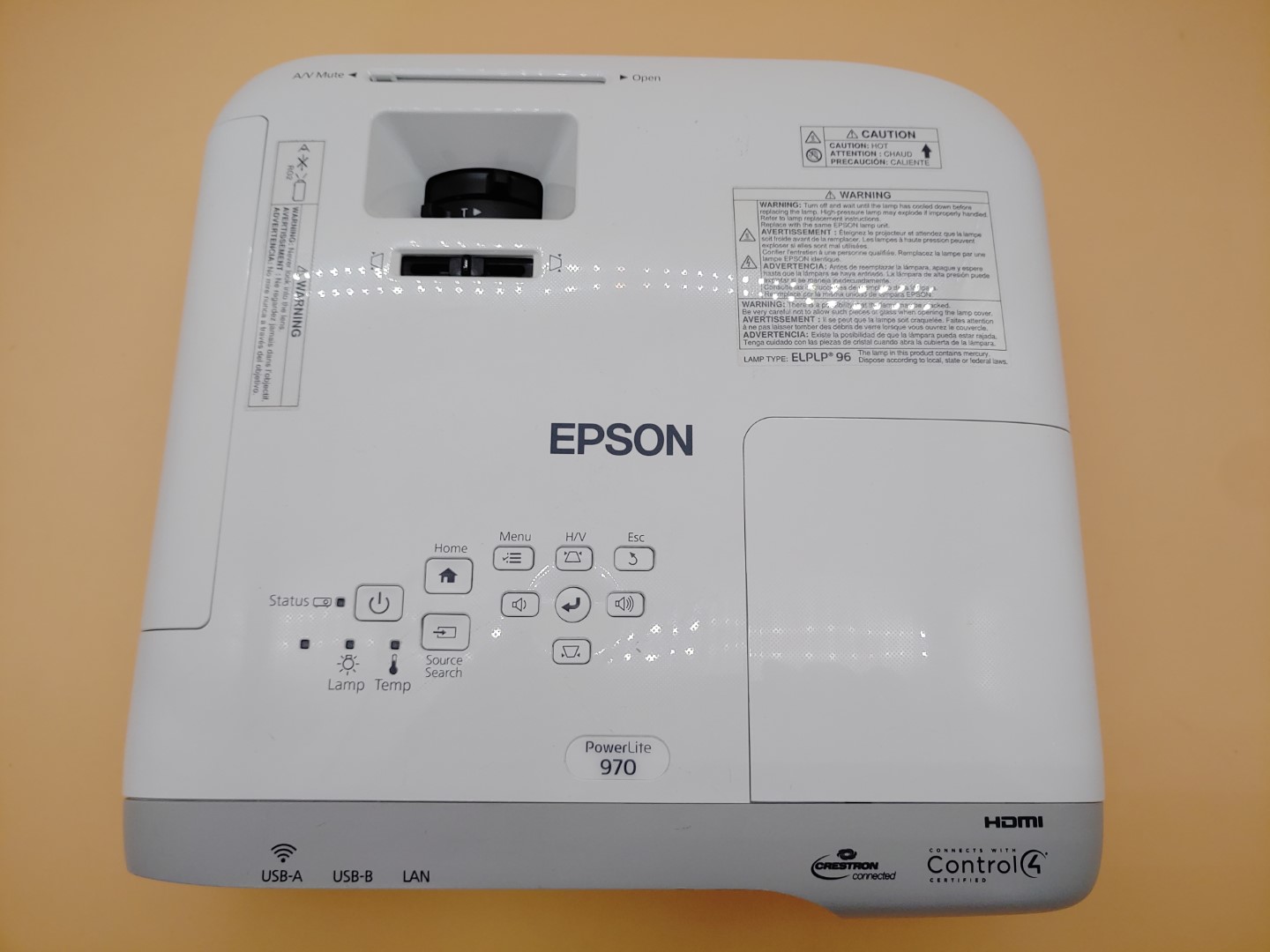 Epson PowerLite 970 3LCD Projector 4000 Lumen ANSI HD 1080p H865A (1245 Hours) ✔ - Image 8
