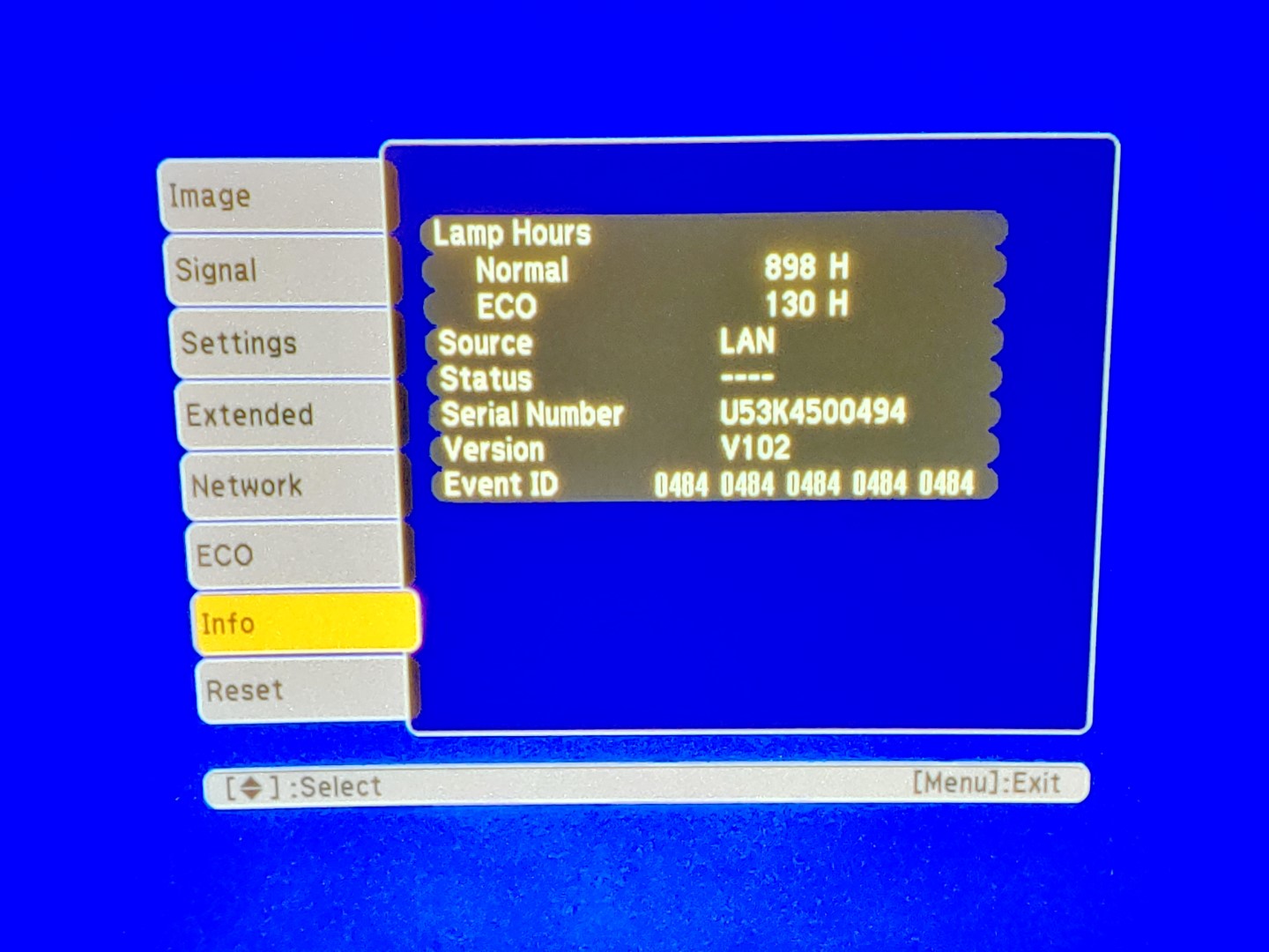 Epson PowerLite 965 H583A XGA 3LCD HDMI 3,500 ANSI Lumen Projector (898 HOURS) - Image 11