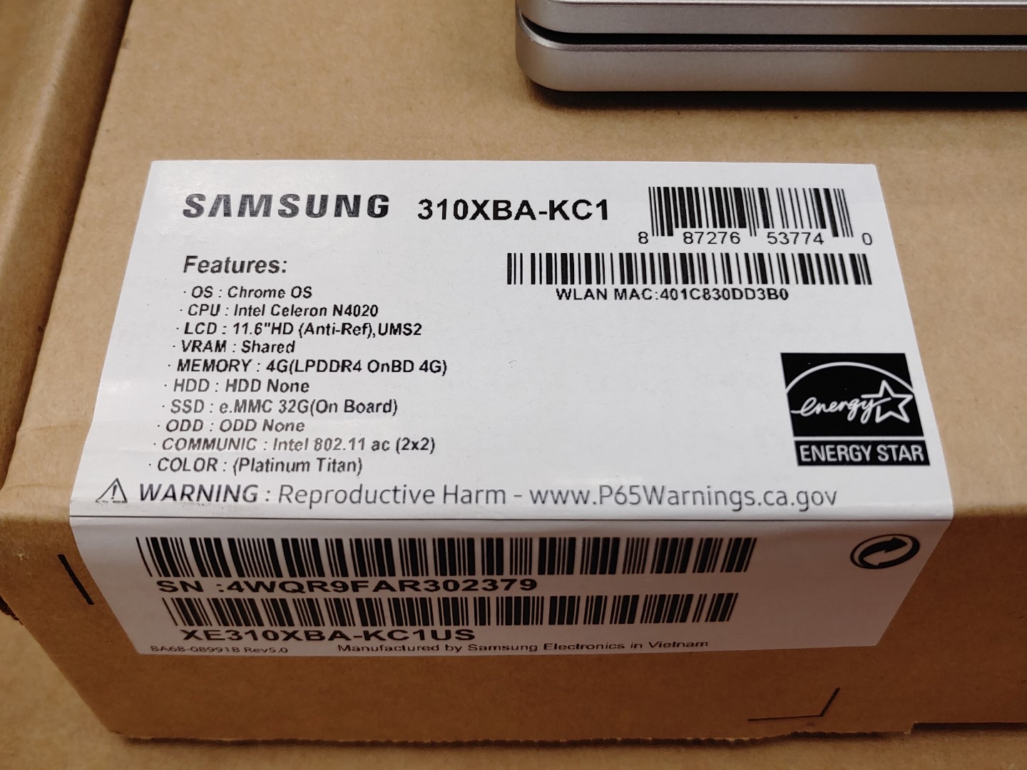 Samsung Chromebook 4 11.6" Intel Celeron N4020✔4GB✔32GB eMMC✔ChromeOS✔**NO A/C** - Image 10